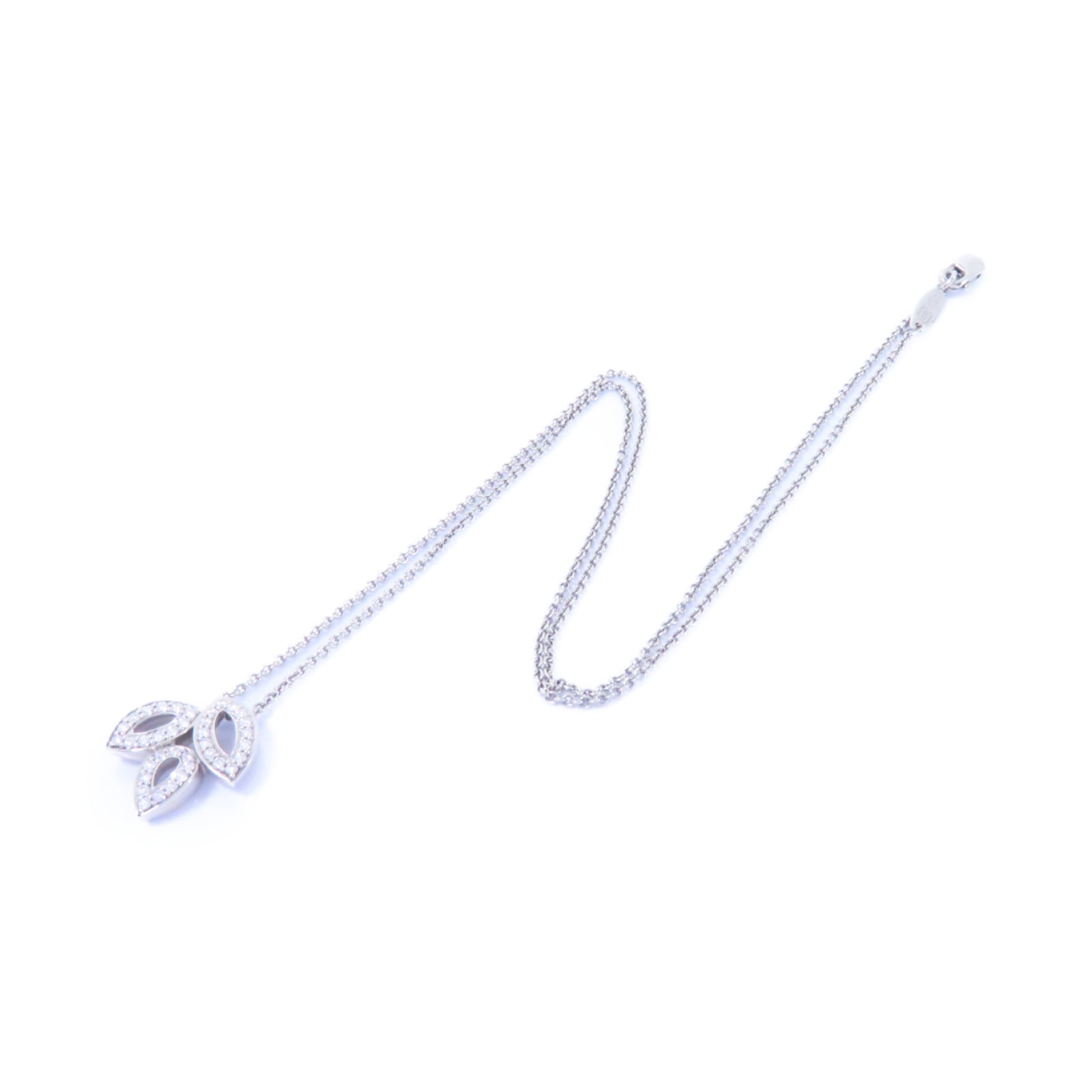 HARRY WINSTON 【激減優惠】PT950鉑金Lily Cluster Diamond Necklace鑽石項鍊銀色