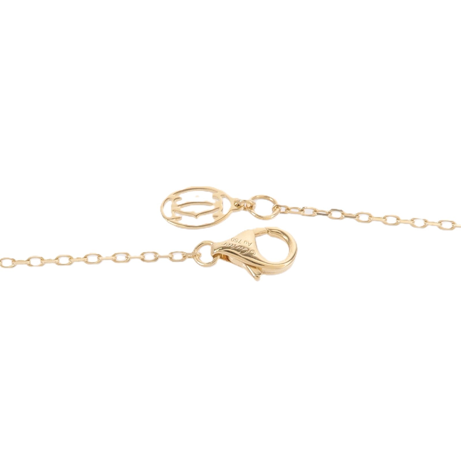 CARTIER 18K黃金Juste Un Clou鑽石項鍊