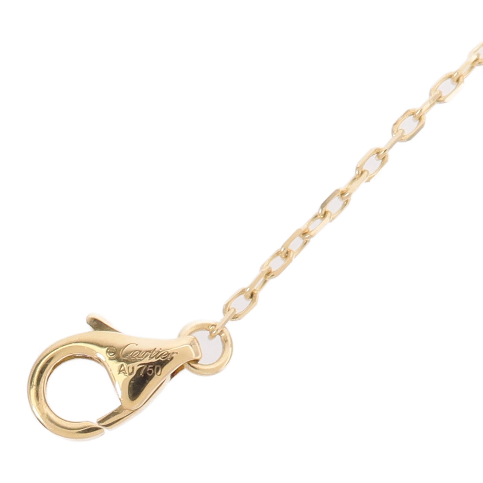 CARTIER 18K黃金Juste Un Clou鑽石項鍊
