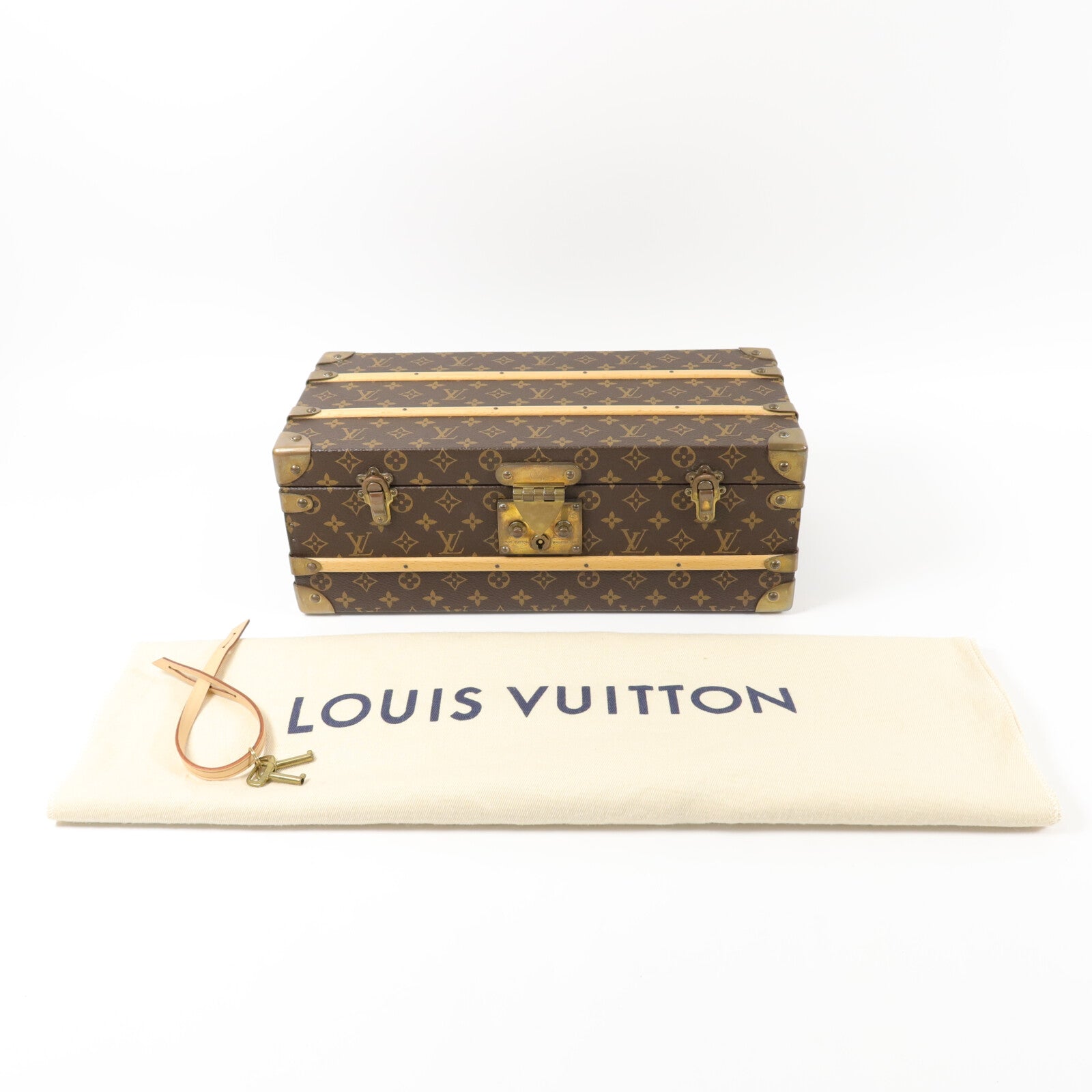 LOUIS VUITTON Monogram Malle Fleurs Travel Case