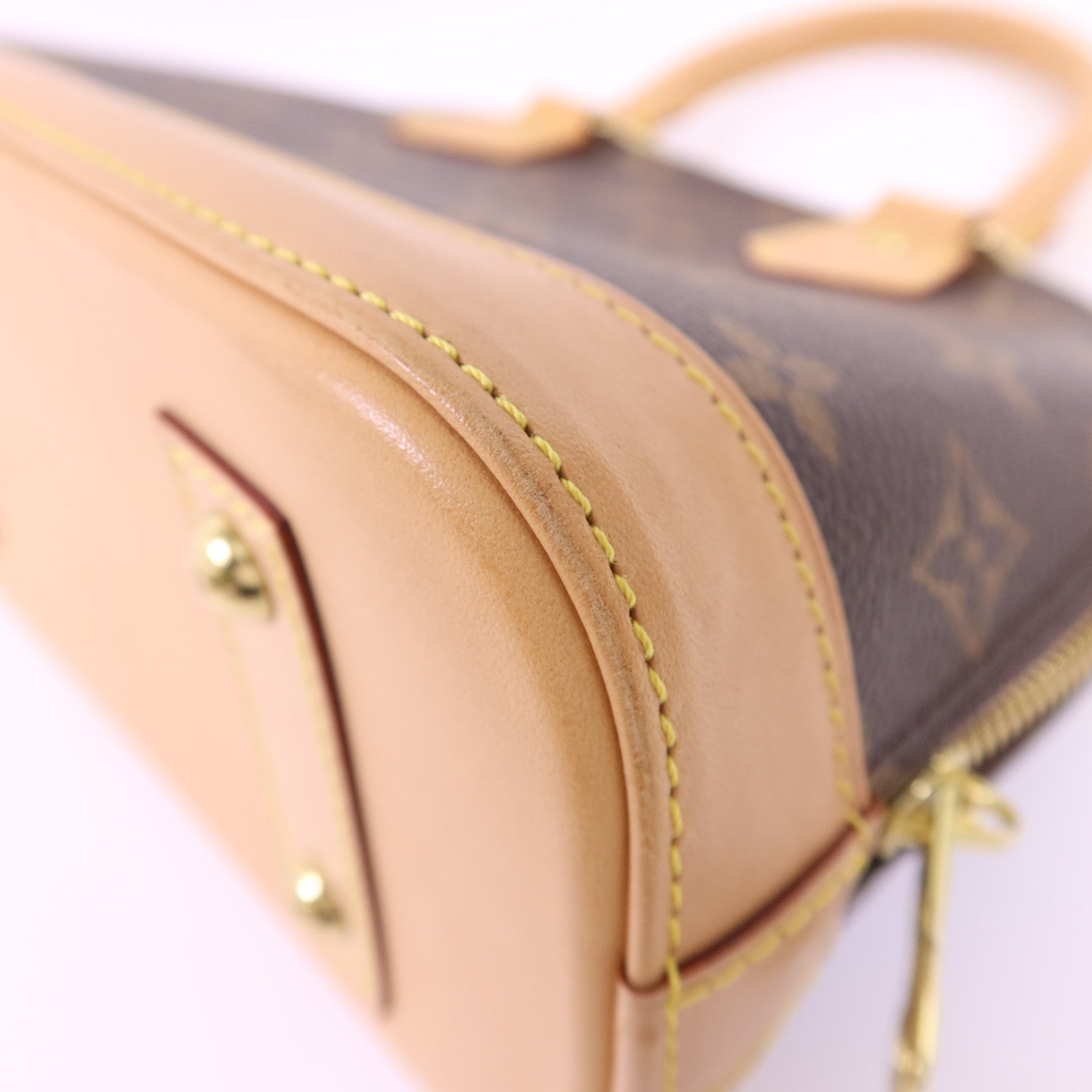 LOUIS VUITTON Monogram Alma BB金扣手挽肩背兩用袋