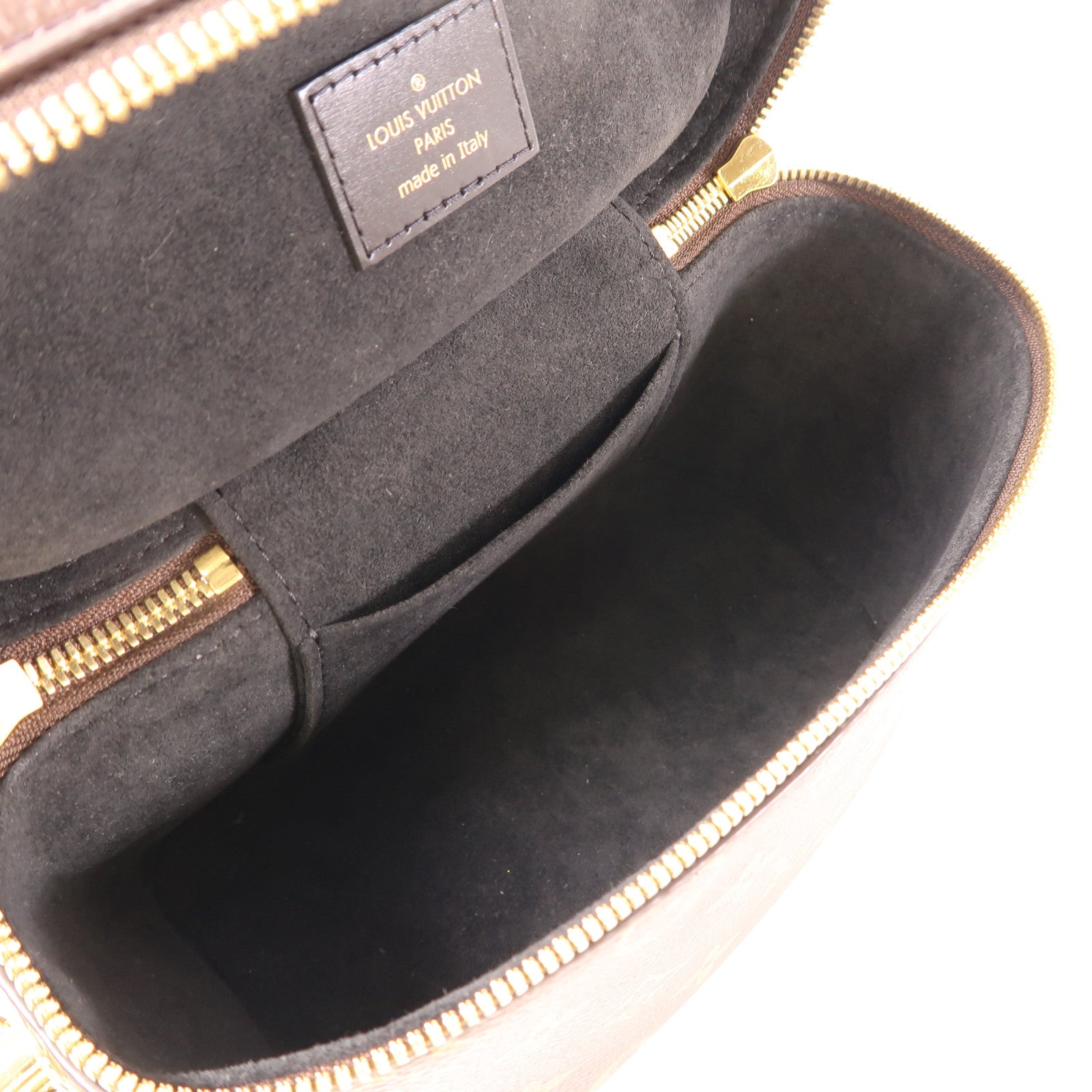 LOUIS VUITTON Monogram Reverse Vanity Chain Pouch金扣手挽肩背兩用袋