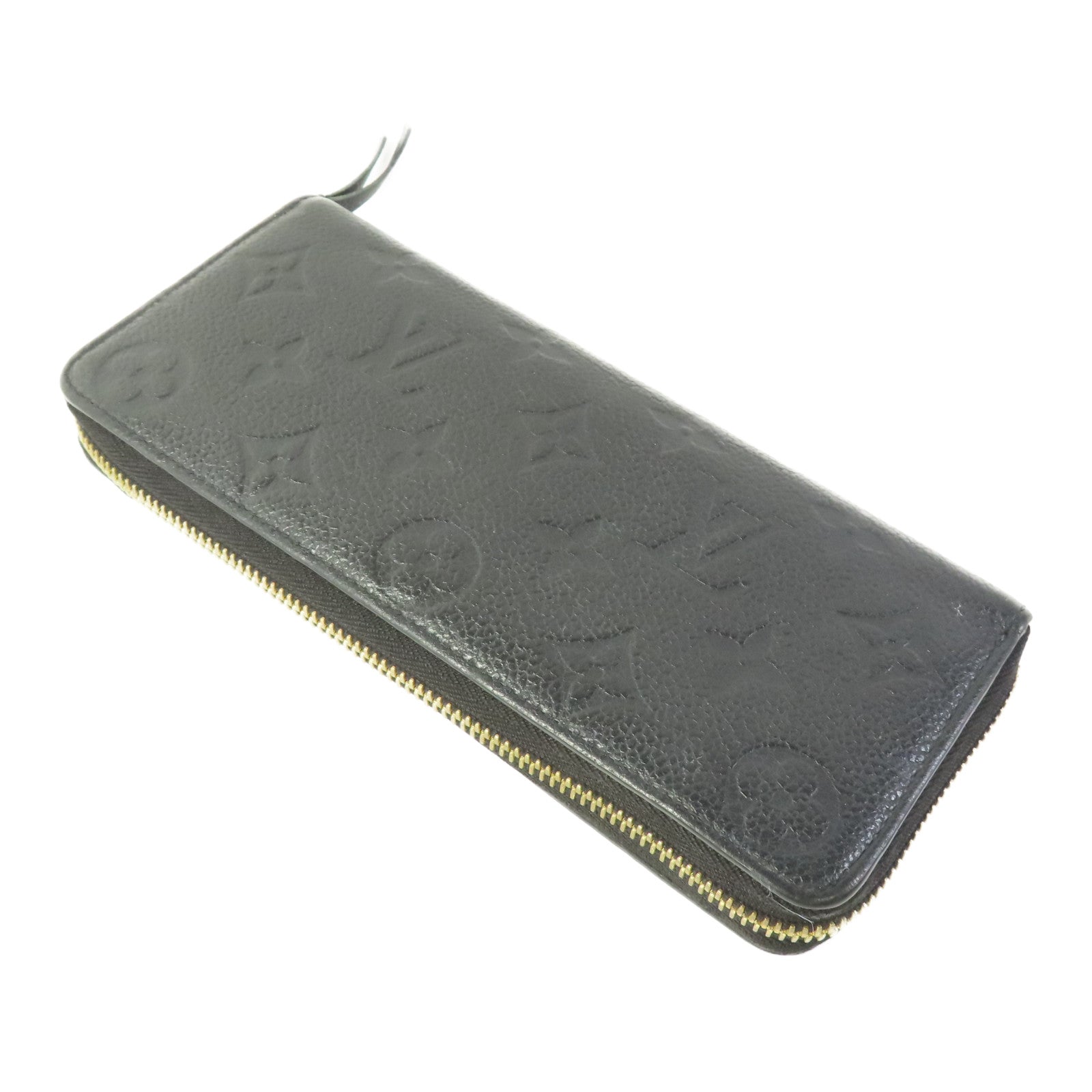 LOUIS VUITTON Monogram Empreinte Clemence Long Wallet金扣長錢包