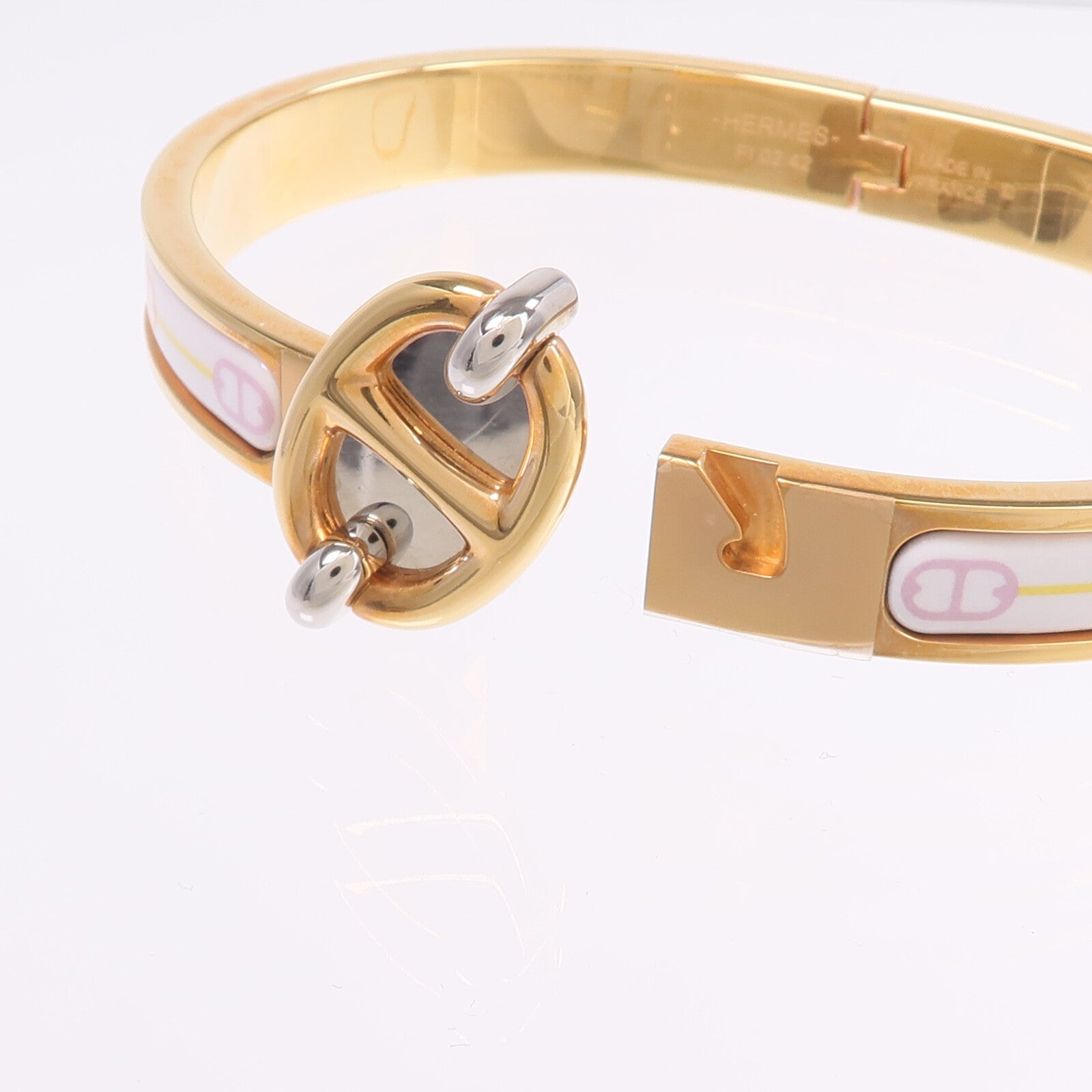 HERMES 金屬/琺瑯Mini Clic Chaine d'Ancre Bracelet手鐲