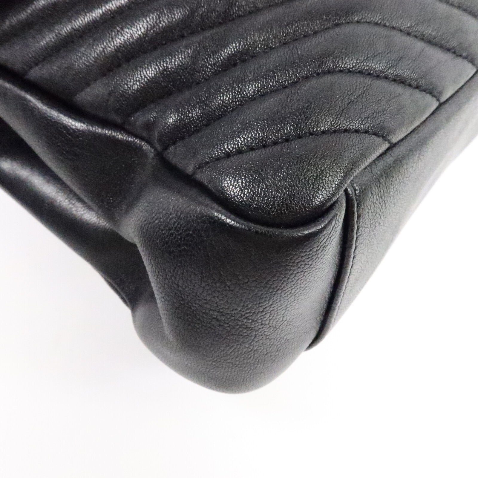 SAINT LAURENT 牛皮皮革College Large鏈帶手挽肩背兩用袋