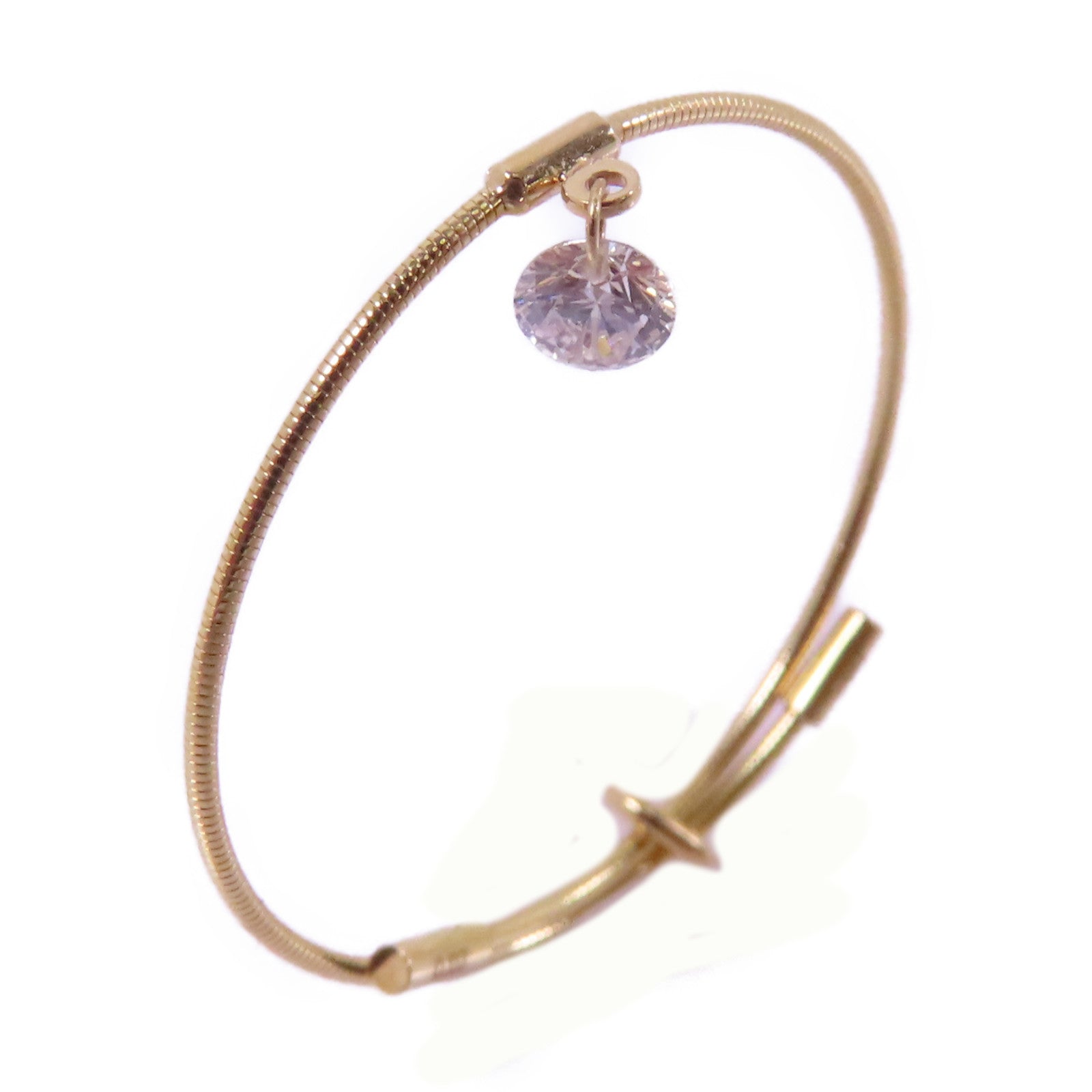JEWELRY 18K黄金Diamond Ring 0.07ct鑽石戒指US#7