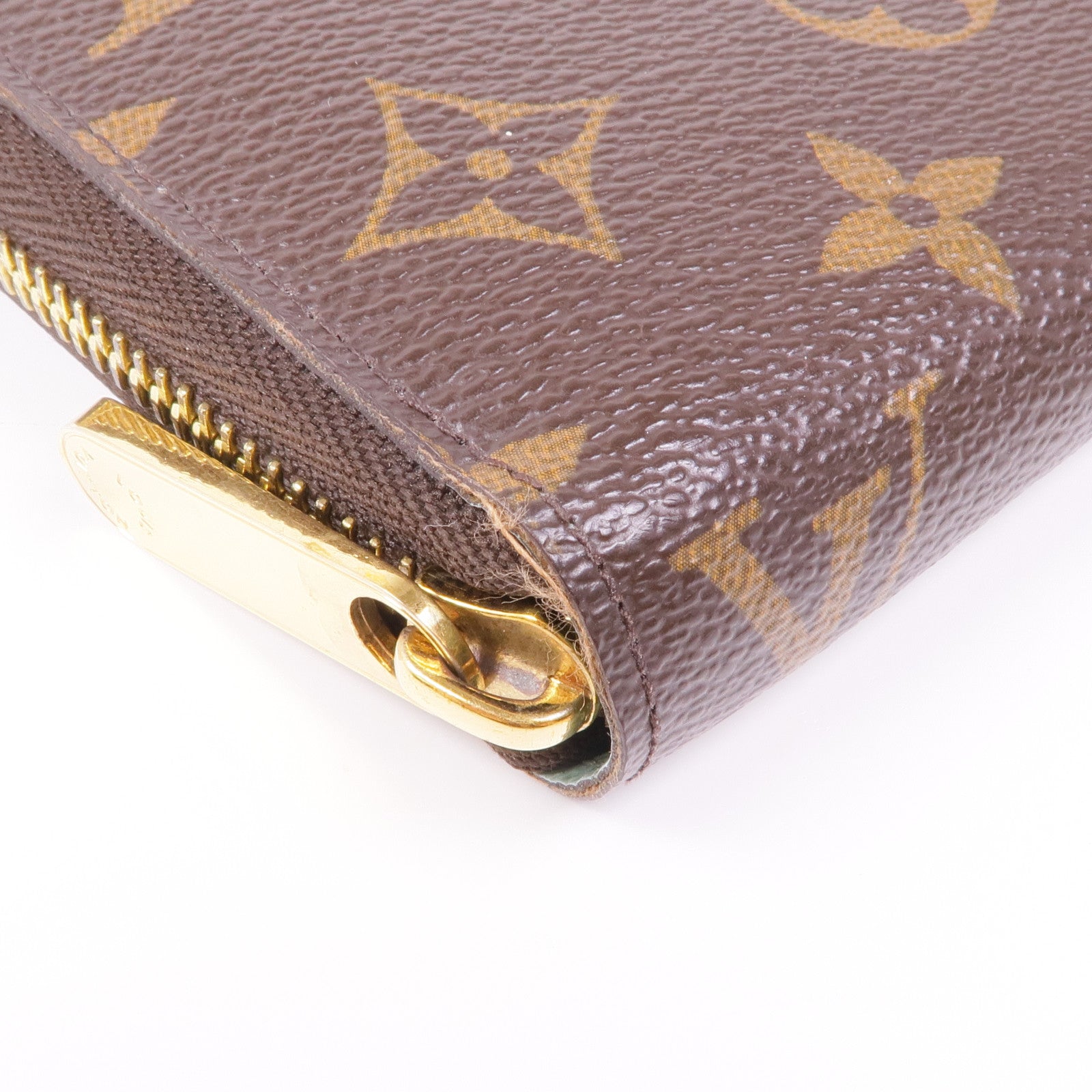 LOUIS VUITTON Monogram Zipper Long Wallet金扣長錢包