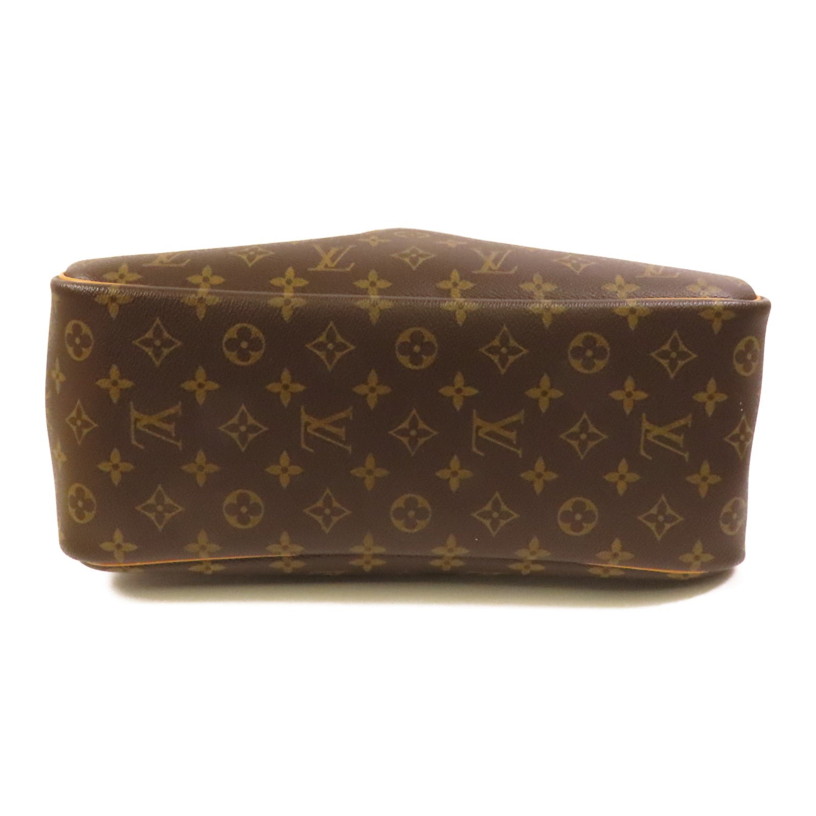 LOUIS VUITTON Monogram Deauville GM金扣手挽袋