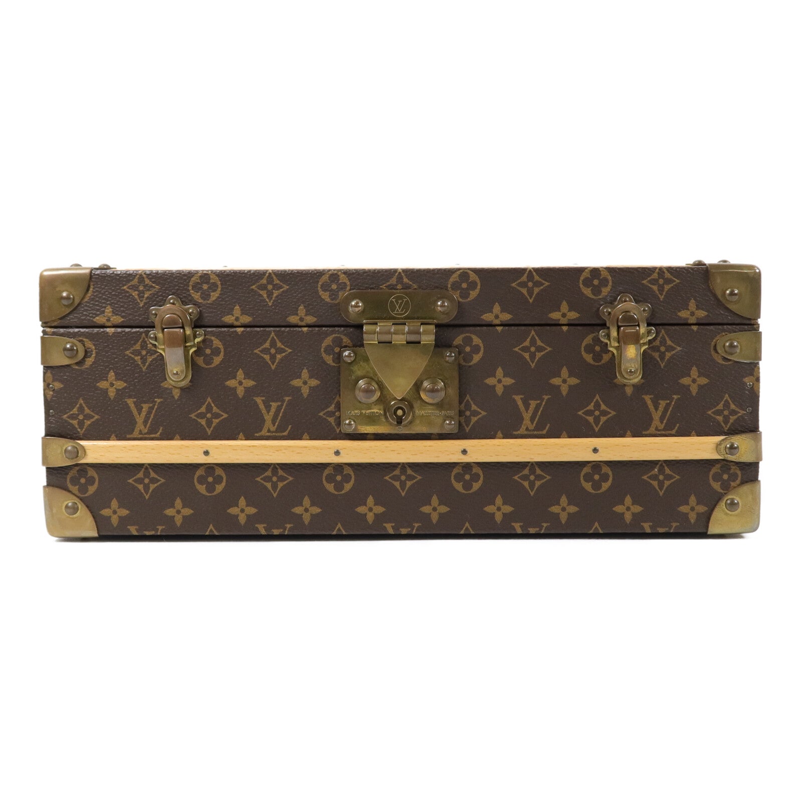 LOUIS VUITTON Monogram Malle Fleurs Travel Case