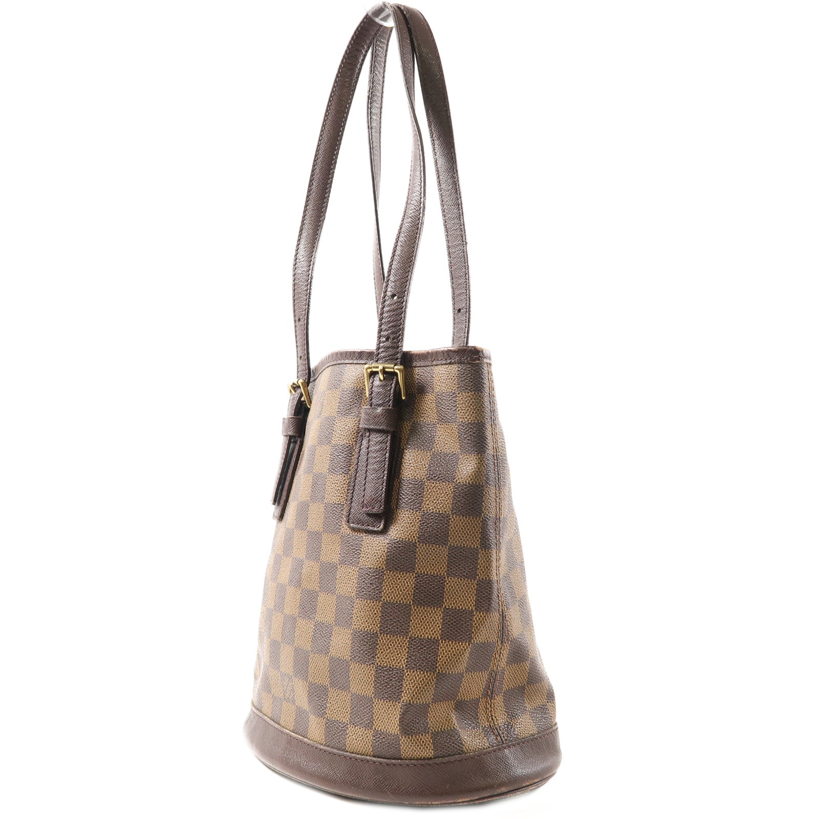 LOUIS VUITTON 【激減優惠】Damier Marais金扣肩背袋啡色