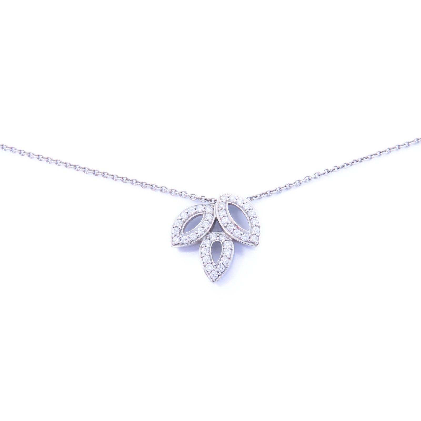 HARRY WINSTON 【激減優惠】PT950鉑金Lily Cluster Diamond Necklace鑽石項鍊銀色