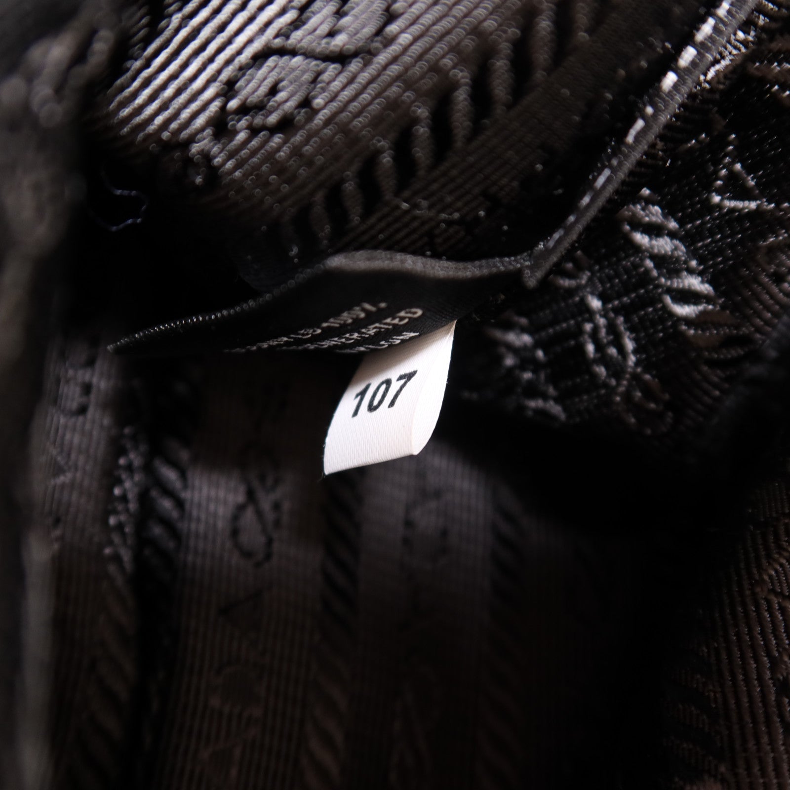 PRADA SHW Re-Edition 2000 Mini Handbag Nylon Black