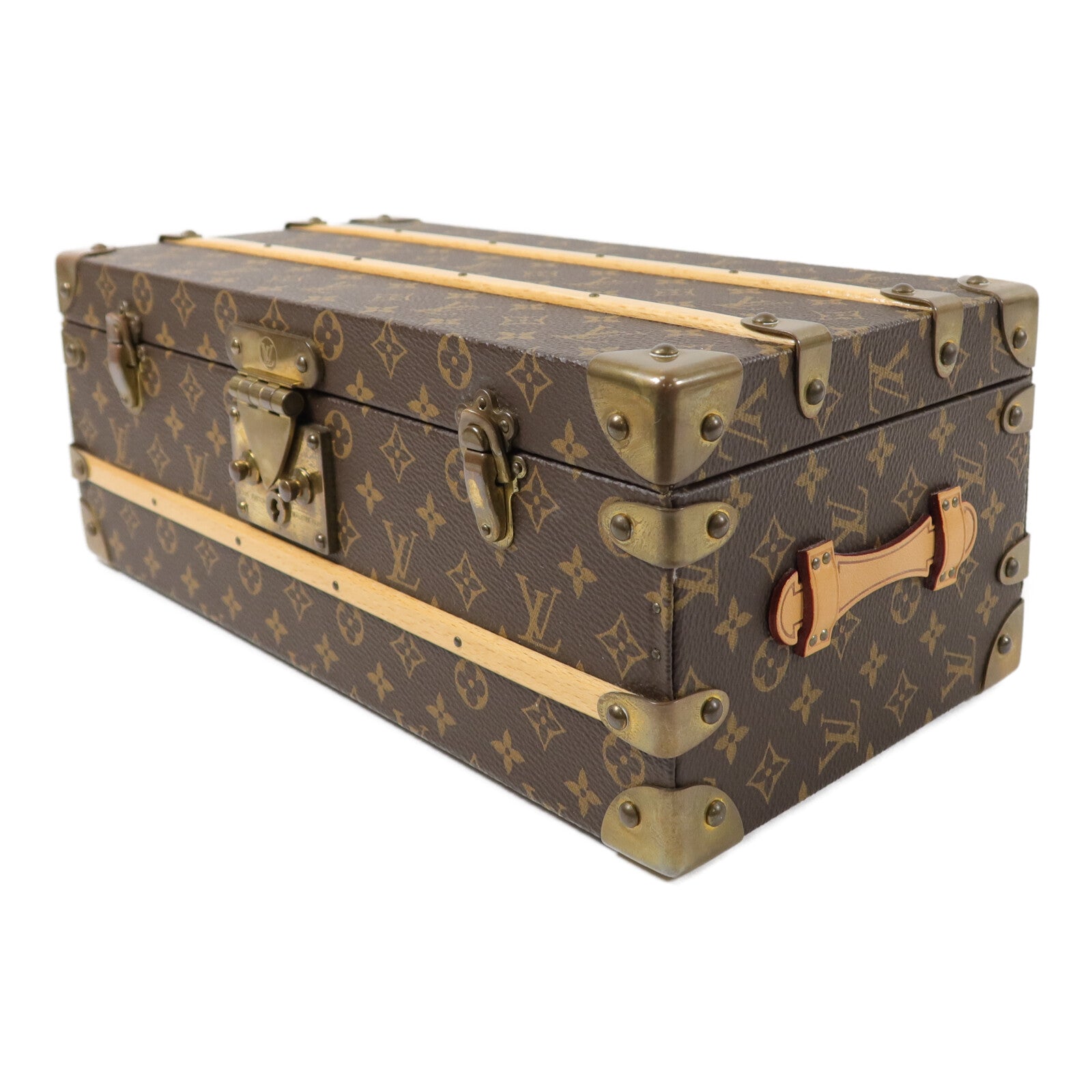 LOUIS VUITTON Monogram Malle Fleurs Travel Case