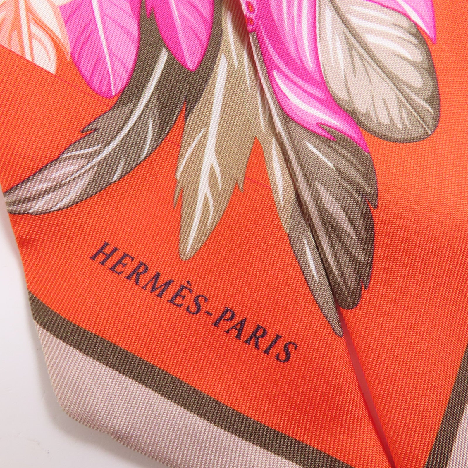 HERMES 【激減優惠】絲質Twilly絲巾