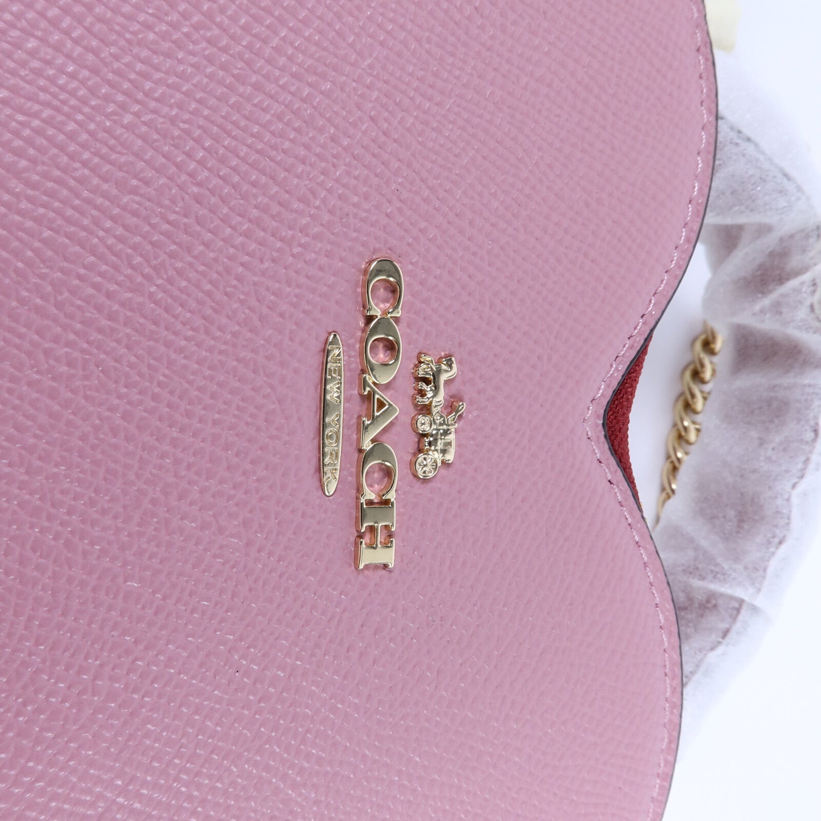 COACH 牛皮皮革Heart Crossbody In Colorblock手挽肩背兩用袋