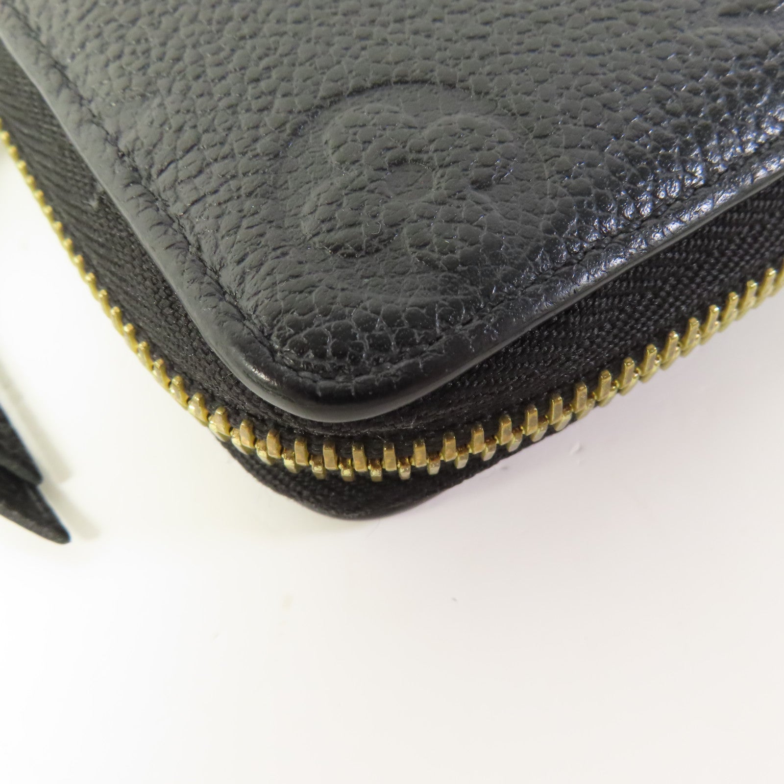 LOUIS VUITTON Monogram Empreinte Clemence Long Wallet金扣長錢包