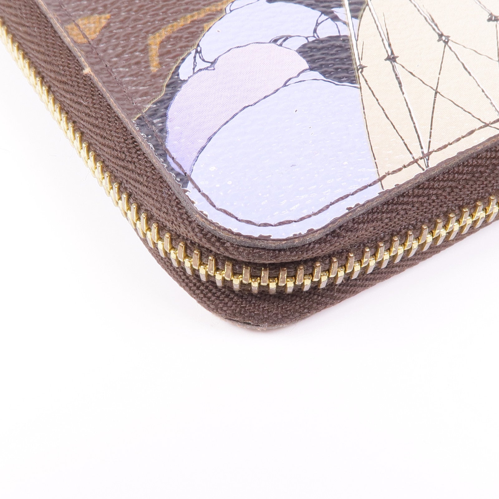 LOUIS VUITTON Monogram Zipper Long Wallet金扣長錢包