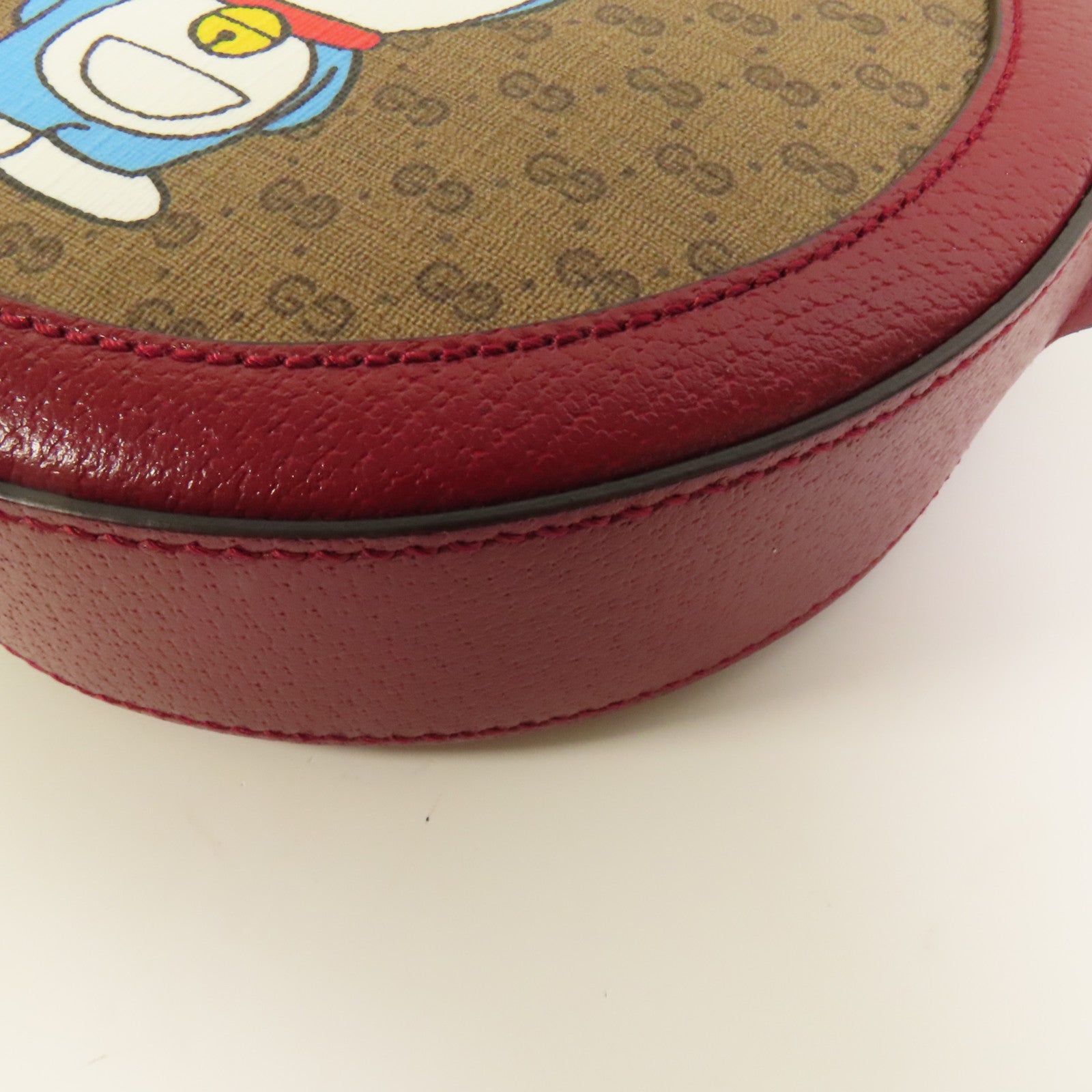GUCCI 塗層帆布Gucci x Doraemon金扣肩背袋
