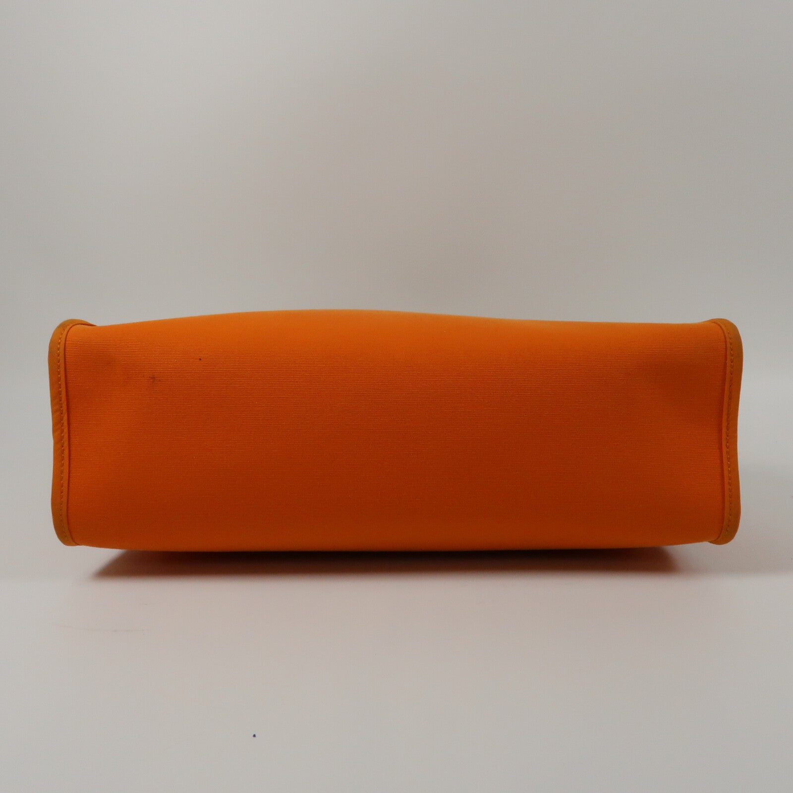 HERMES 帆布Herbag PM銀扣手挽肩背兩用袋Orange