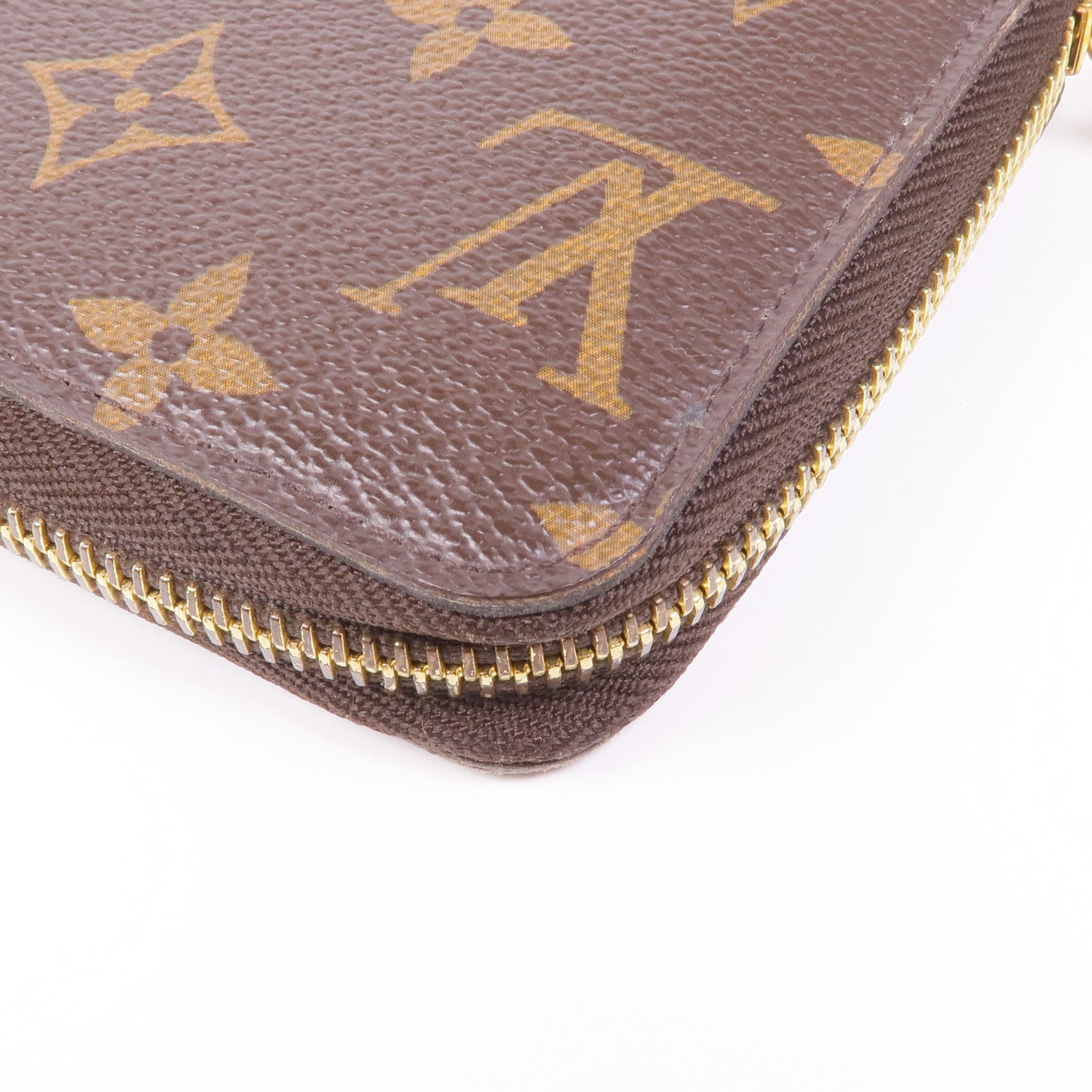 LOUIS VUITTON Monogram Zipper Long Wallet金扣長錢包