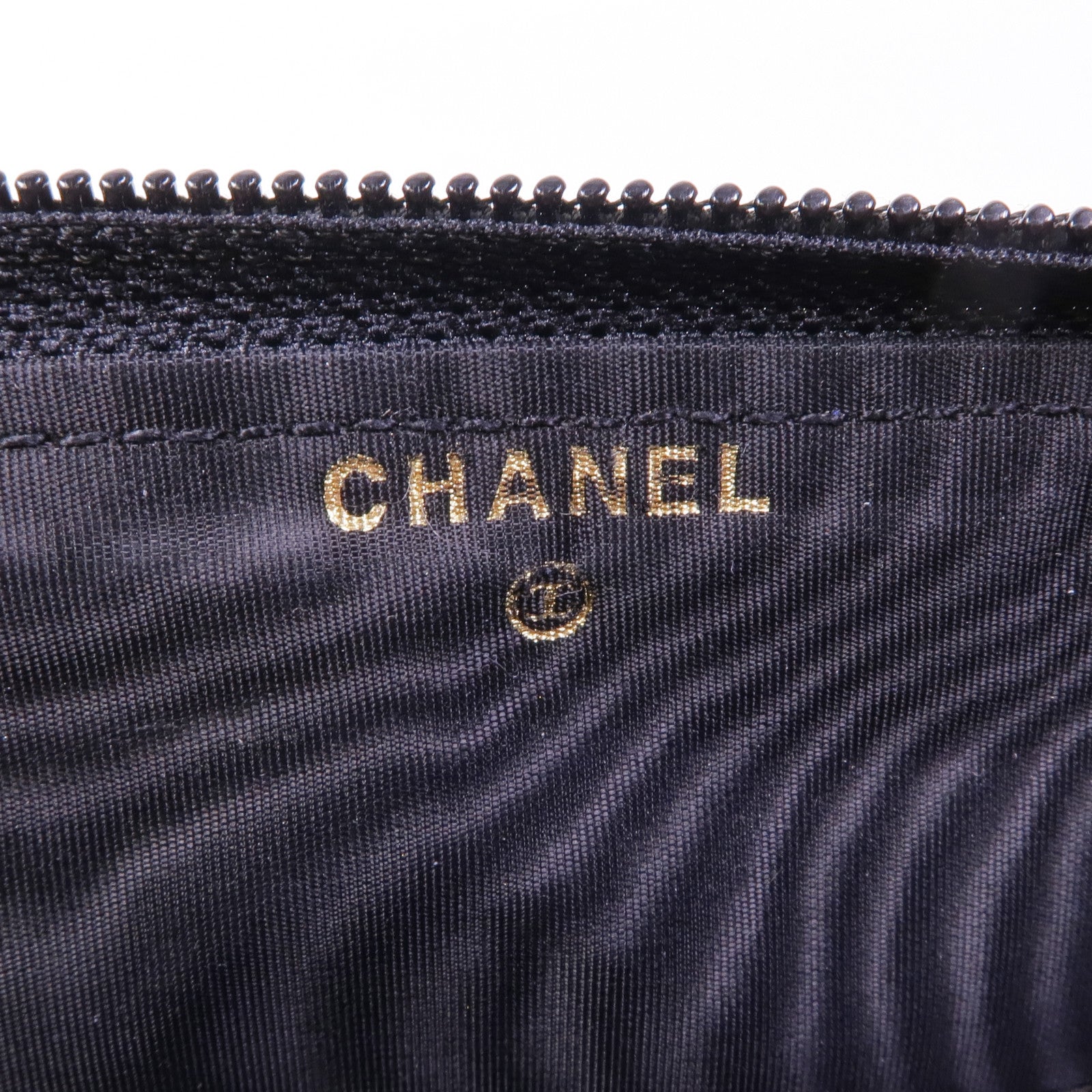 CHANEL 牛皮皮革Long Wallet金扣長錢包