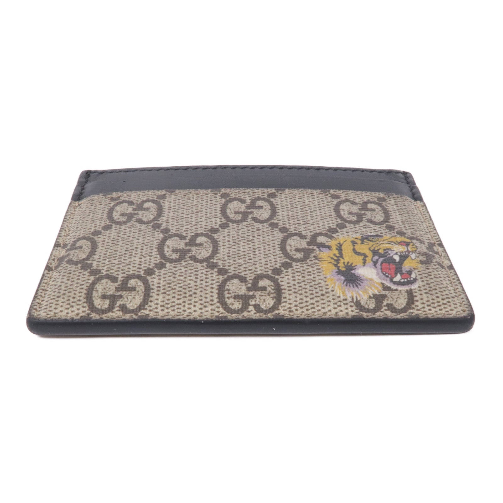 GUCCI 塗層帆布Tiger Card Case卡片套