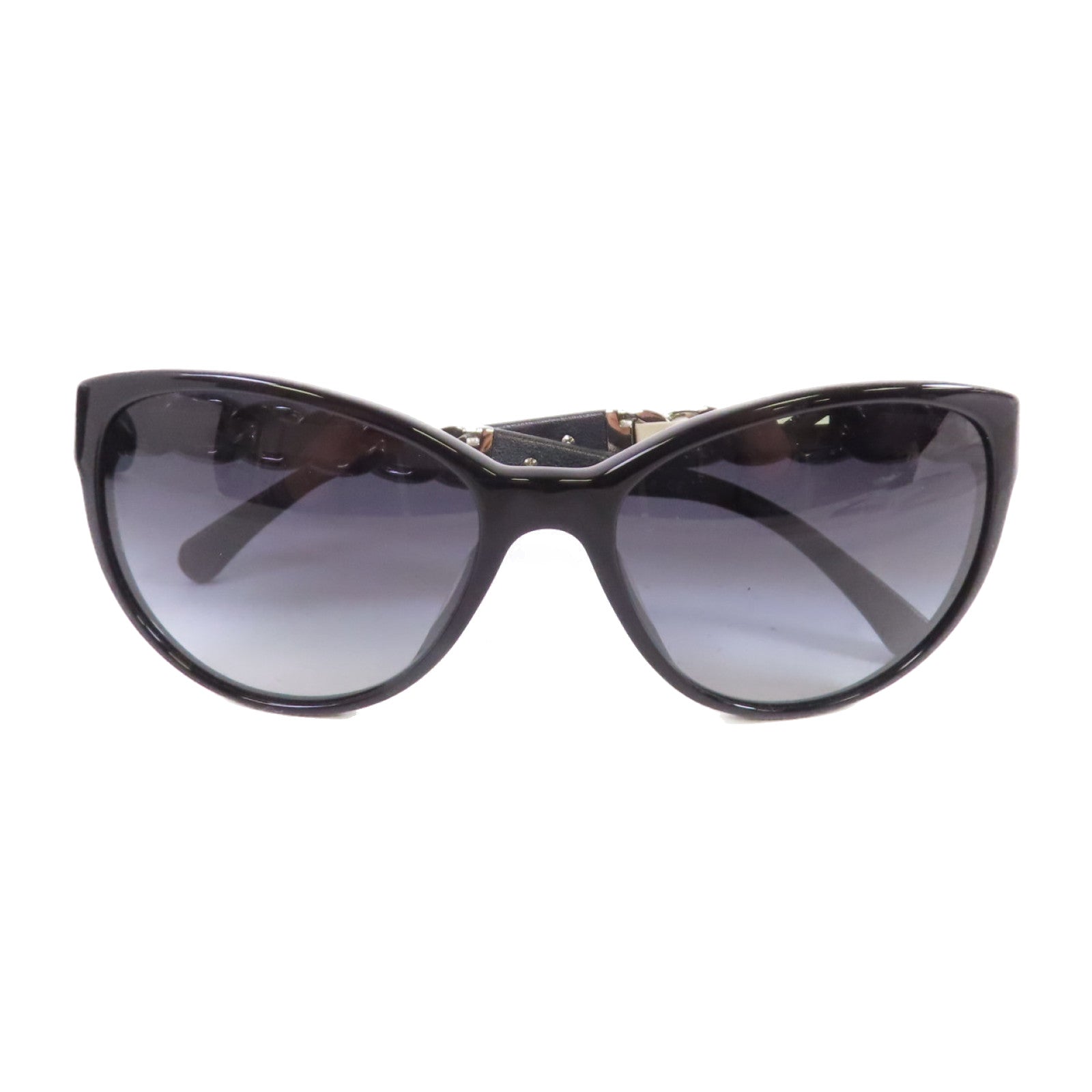 CHANEL PVC/金屬Sunglasses太陽眼鏡黑色