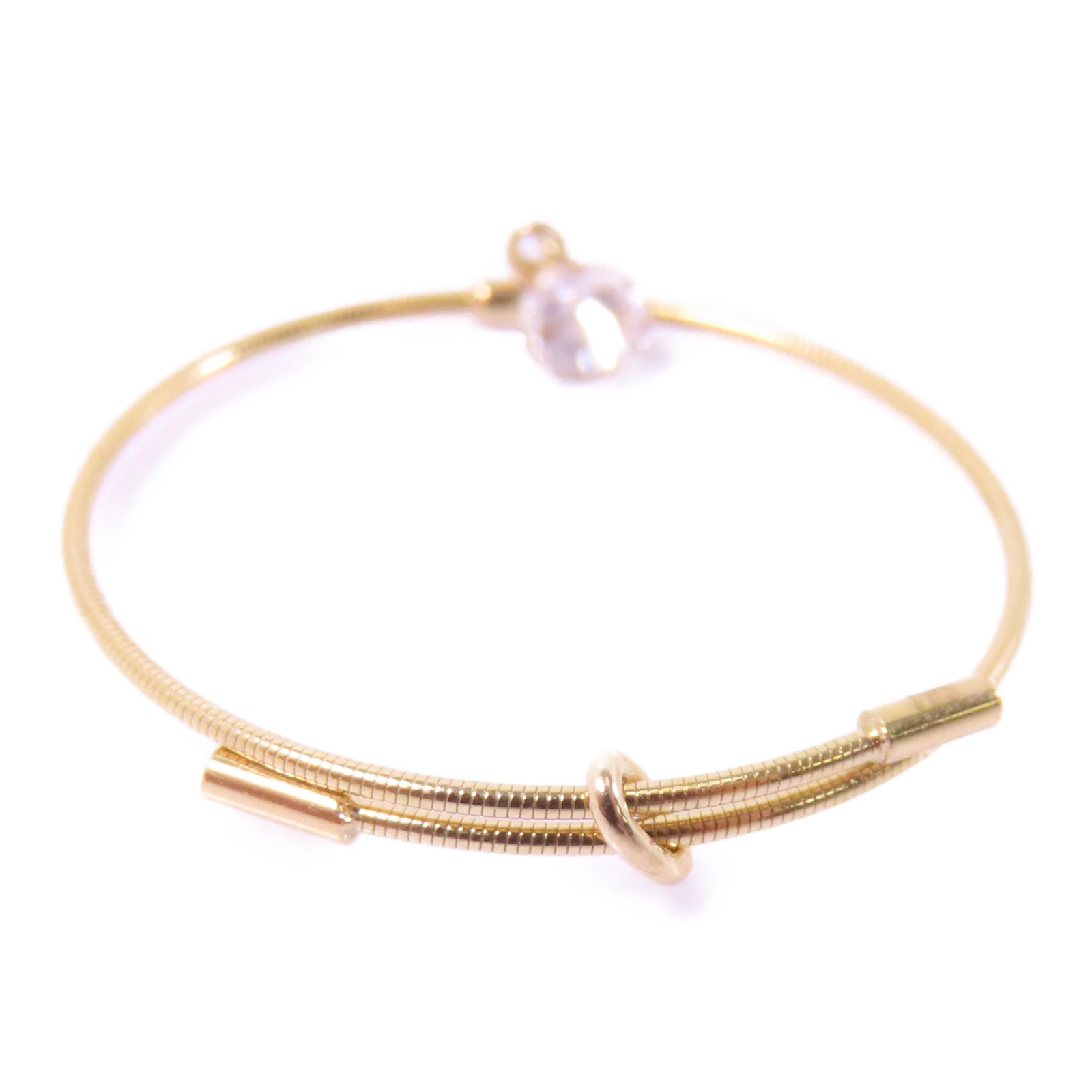 JEWELRY 18K黄金Diamond Ring 0.07ct鑽石戒指US#7