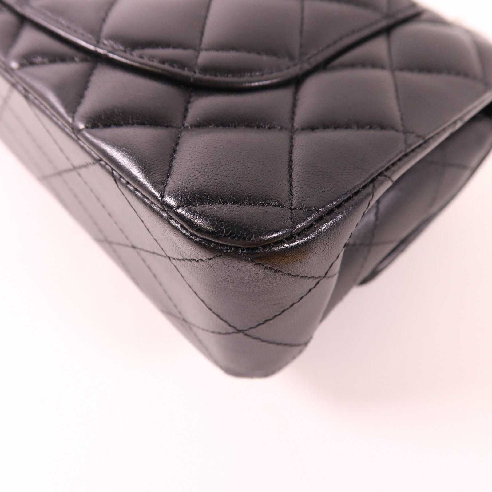 CHANEL 【激減優惠】羊皮皮革Classic 23銀扣鏈帶肩背袋