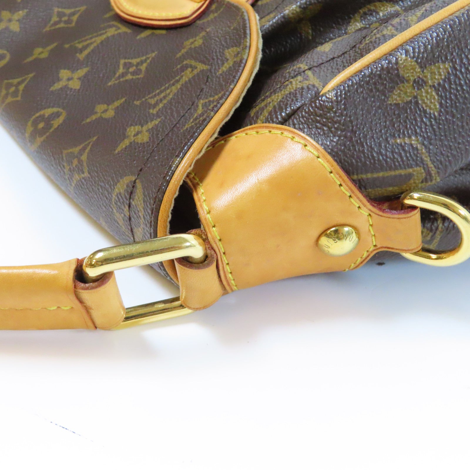 LOUIS VUITTON 【激減優惠】Monogram Beverly PM金扣肩背袋啡色