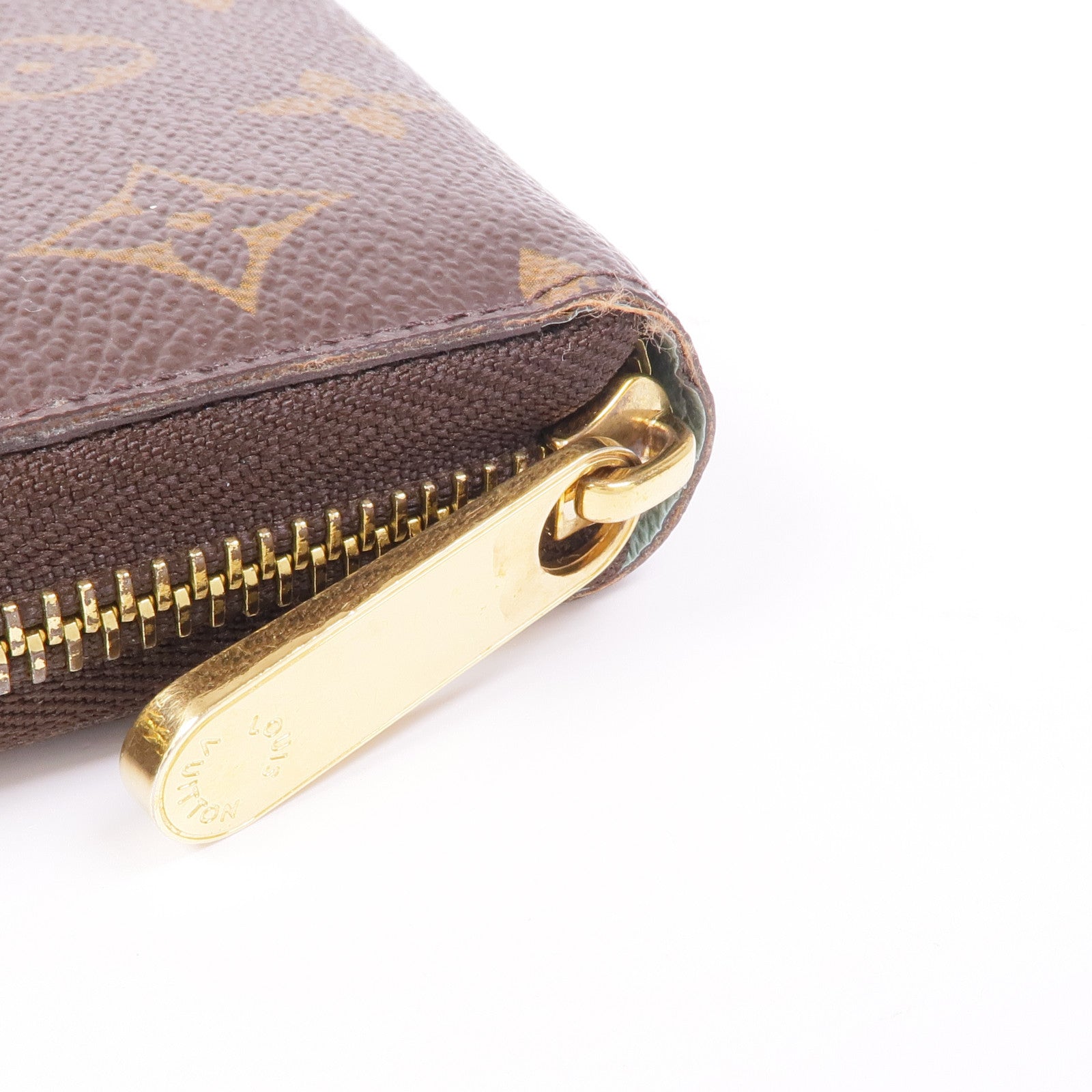 LOUIS VUITTON Monogram Zipper Long Wallet金扣長錢包