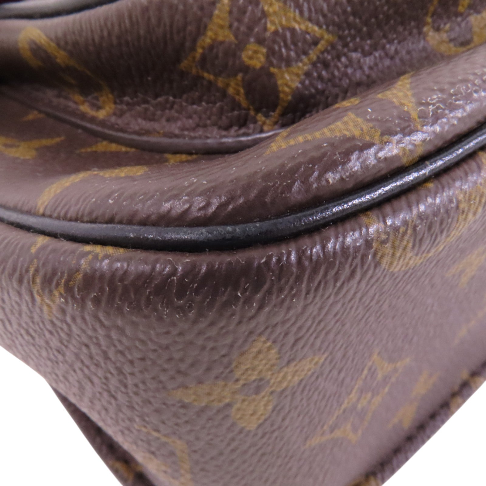 LOUIS VUITTON Monogram Passy銀扣鏈帶肩背袋