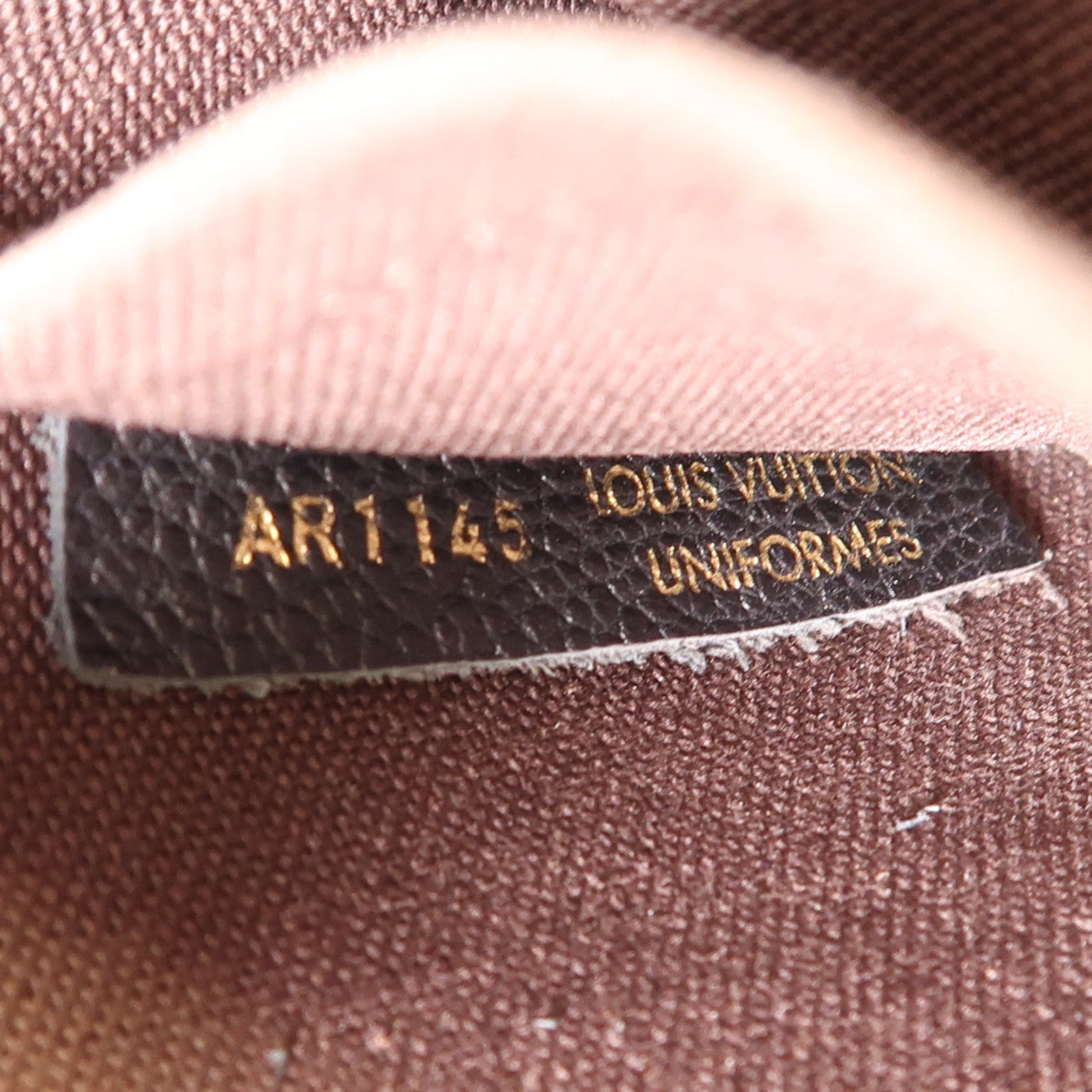 LOUIS VUITTON LV GHW Pallas Clutch Shoulder Bag M41639 Monogram Brown/Black