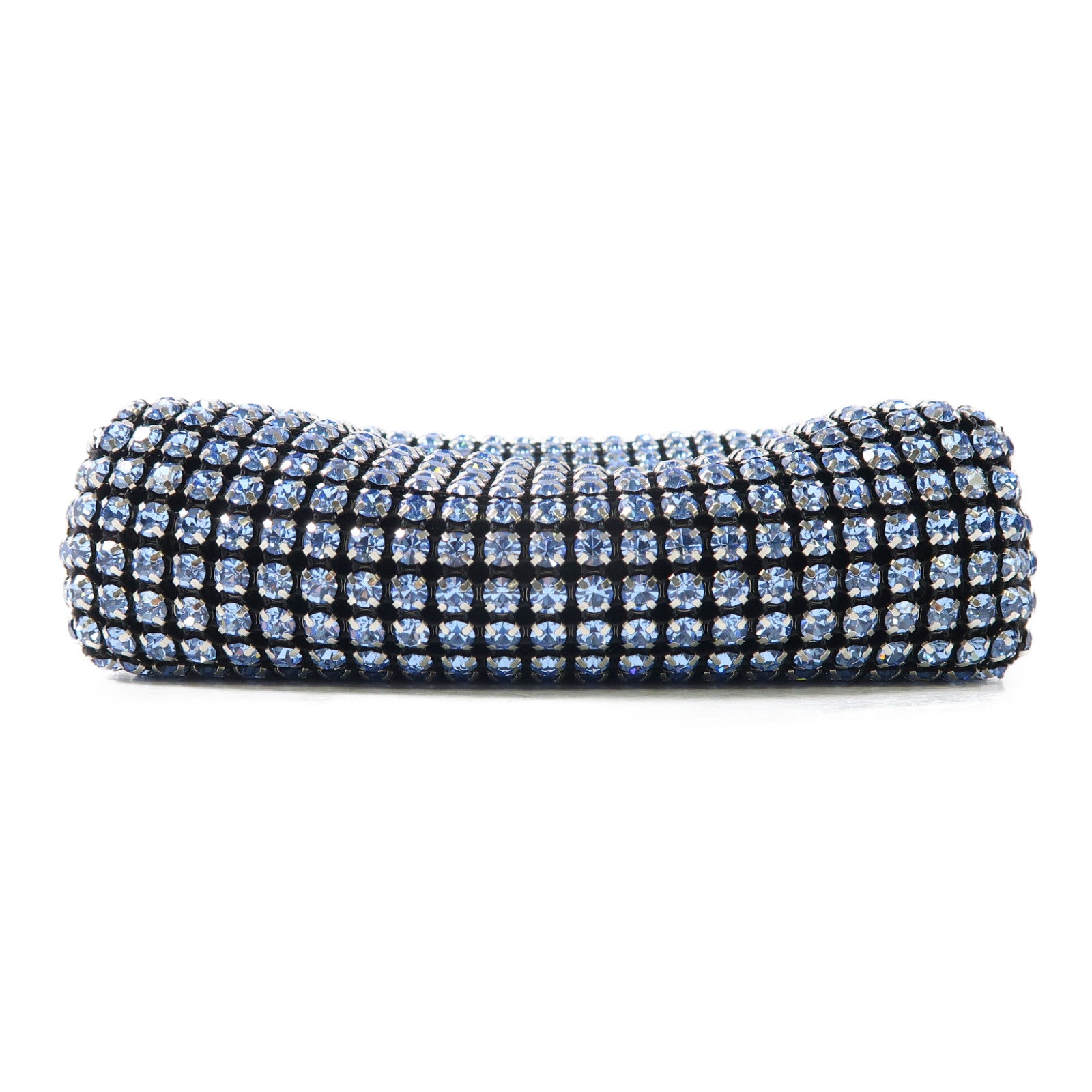 alexanderwang 帆布/水晶Alexander Wang Pouch銀扣手挽袋黑色/藍色
