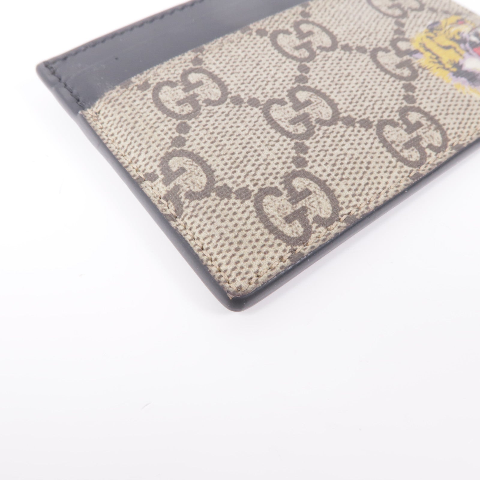 GUCCI 塗層帆布Tiger Card Case卡片套