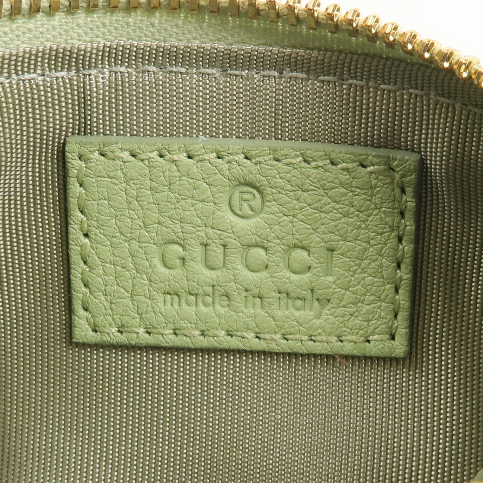 GUCCI 牛皮皮革GG Emblem Key&Coins Case