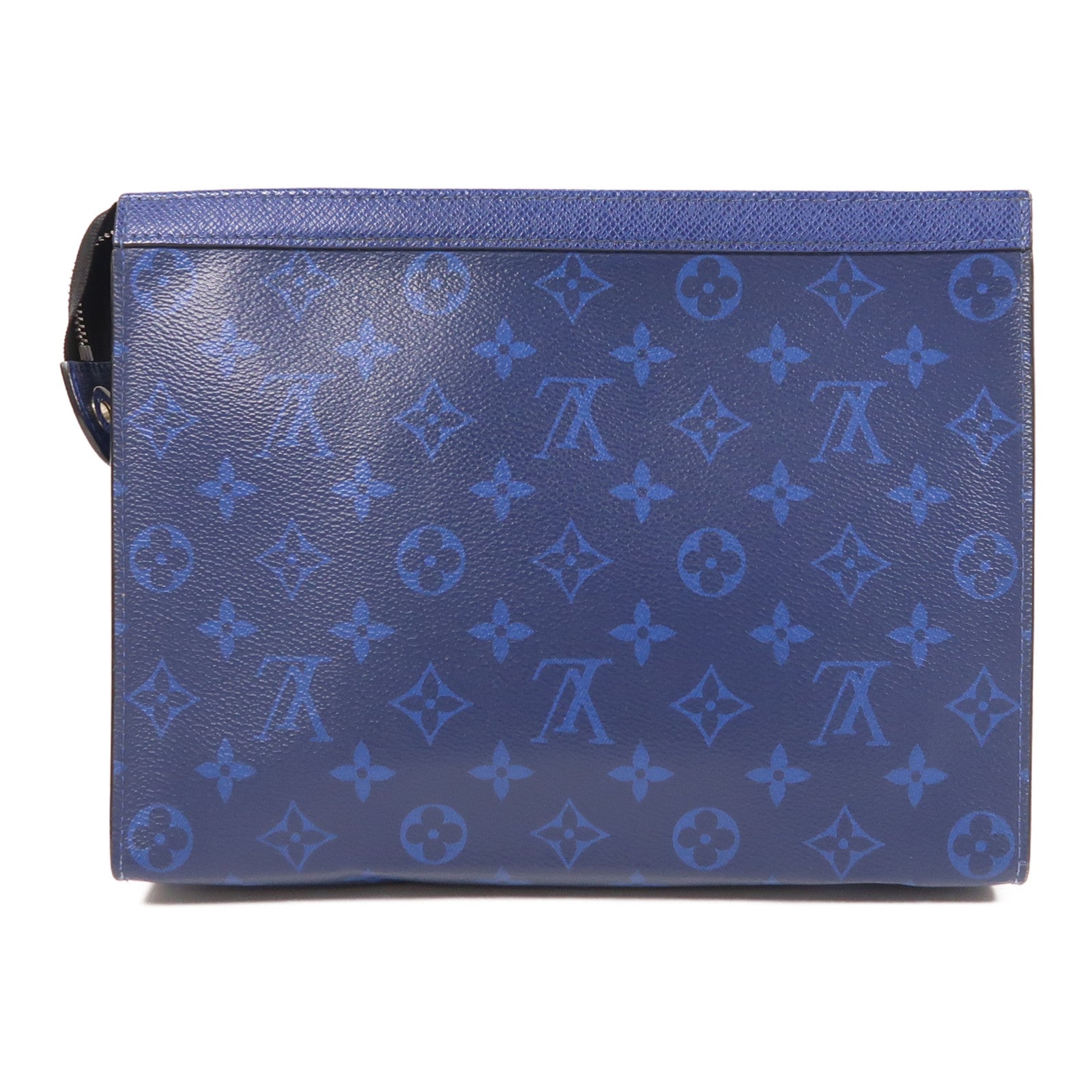 LOUIS VUITTON Taigarama Pochette Vogage MM銀扣手拿包