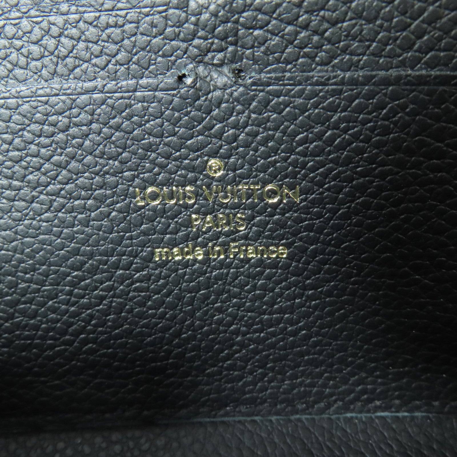 LOUIS VUITTON Monogram Empreinte Clemence Long Wallet金扣長錢包