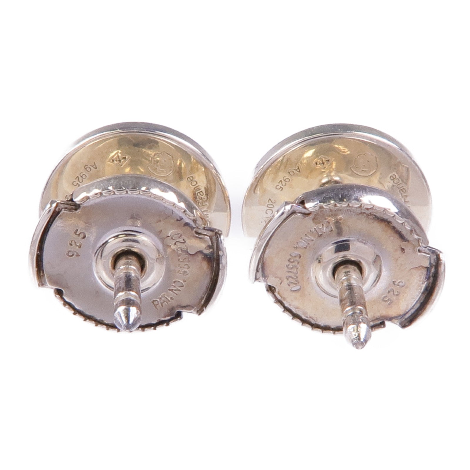 HERMES 925純銀Ex-Libris耳環