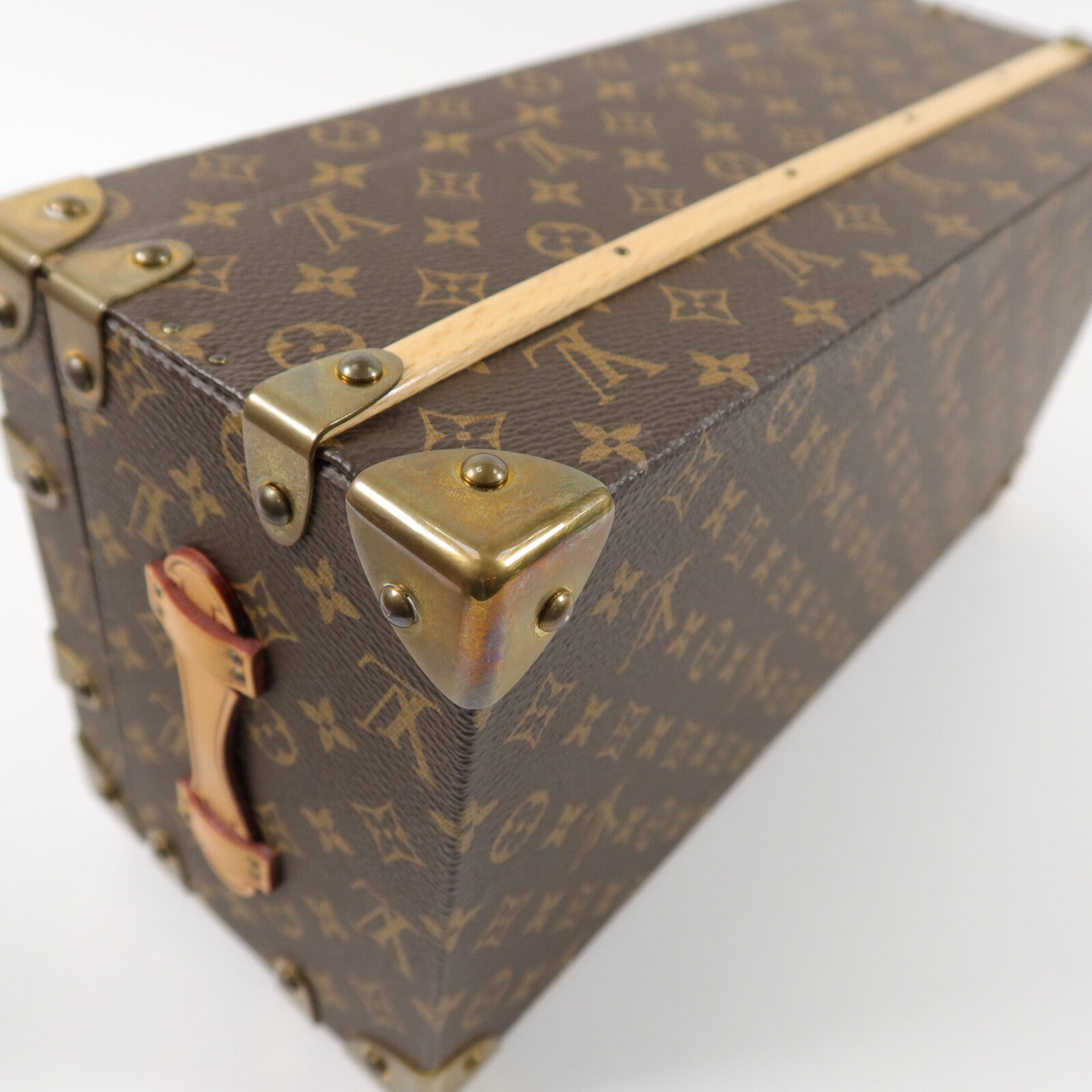 LOUIS VUITTON Monogram Malle Fleurs Travel Case