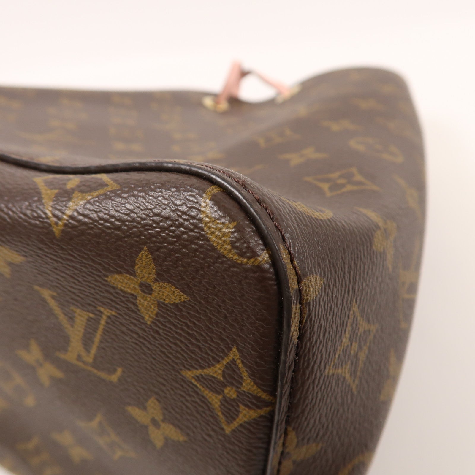 LOUIS VUITTON LV GHW Neo Noe 2way Shoulder Bag M44022 Monogram Brown Pink