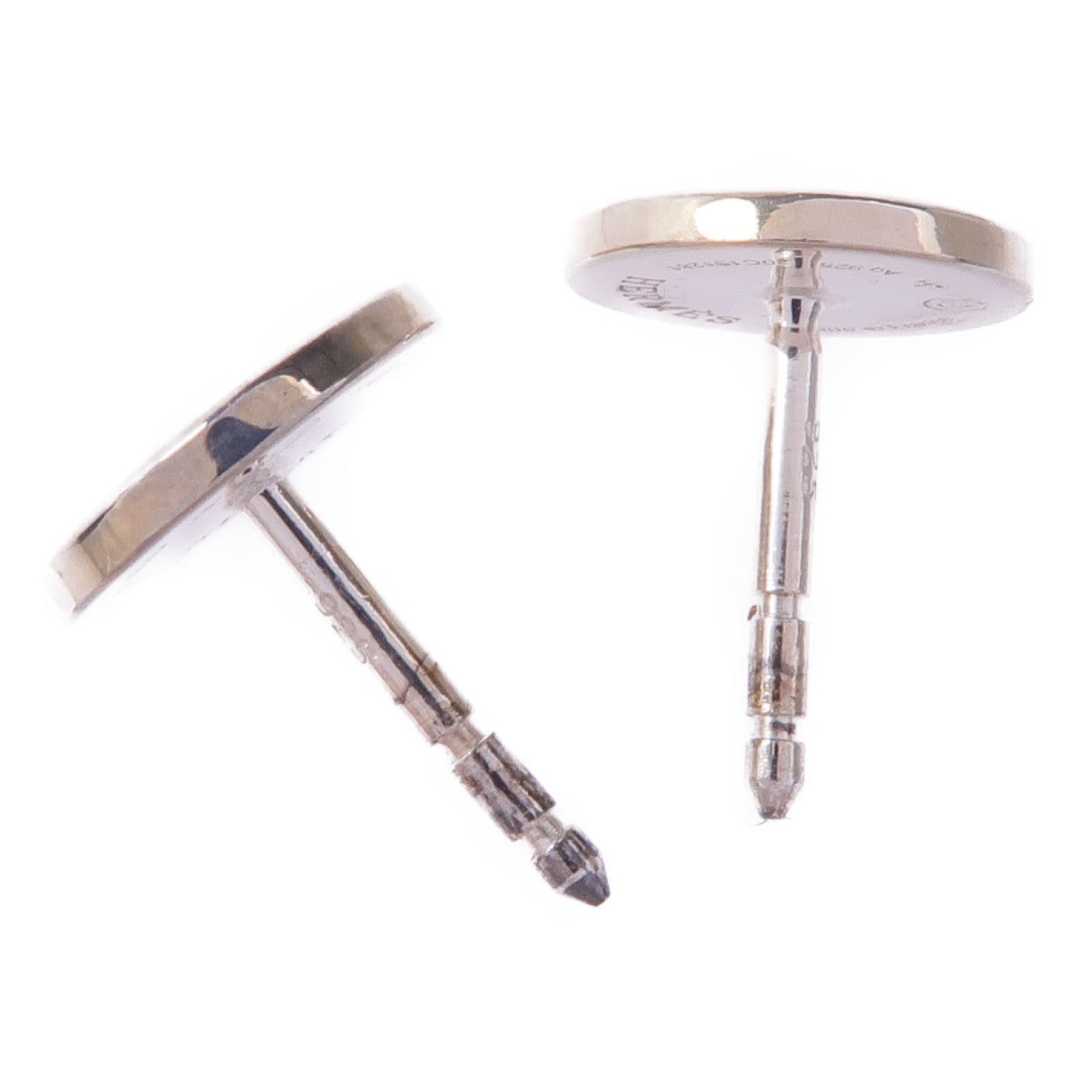 HERMES 925純銀Ex-Libris耳環