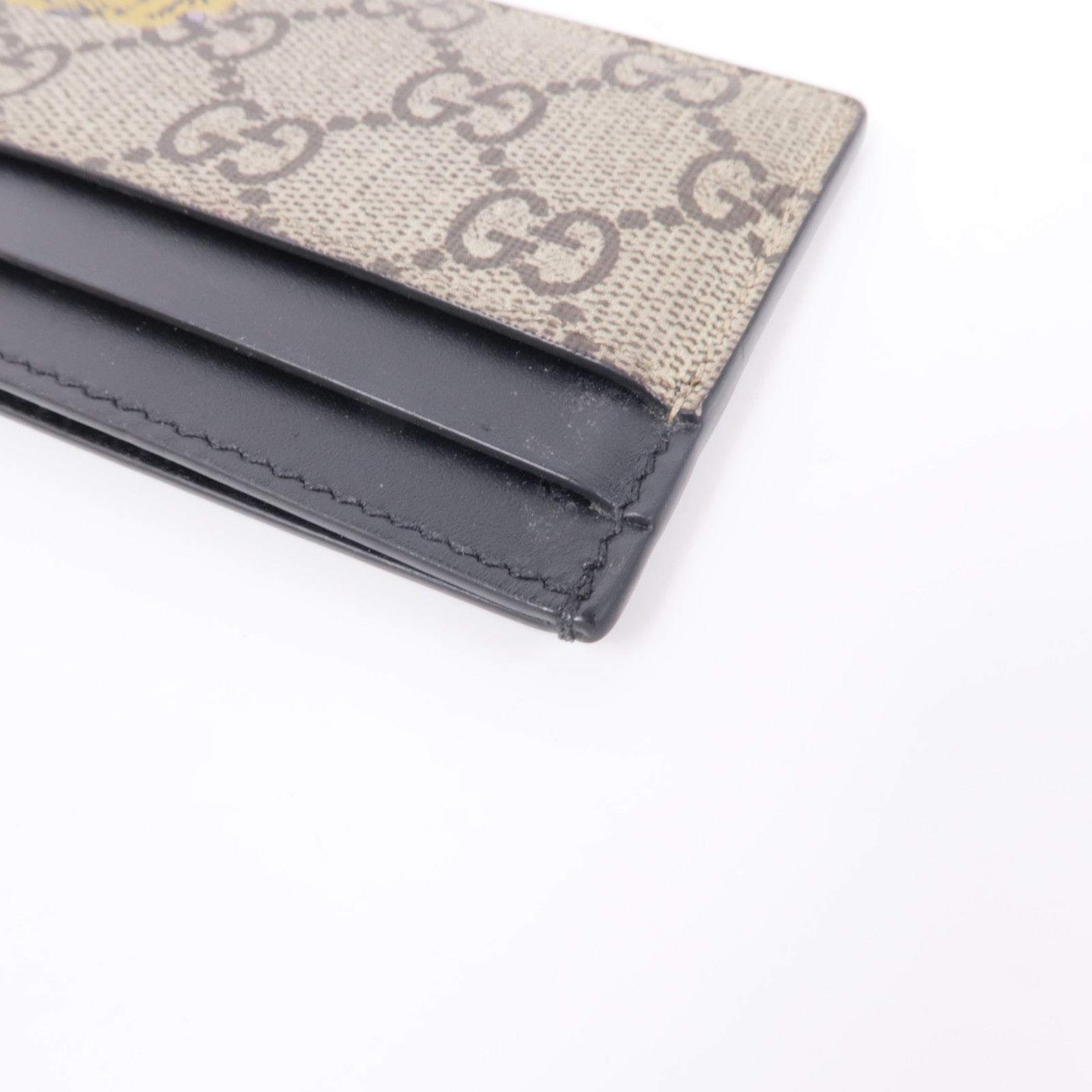 GUCCI 塗層帆布Tiger Card Case卡片套