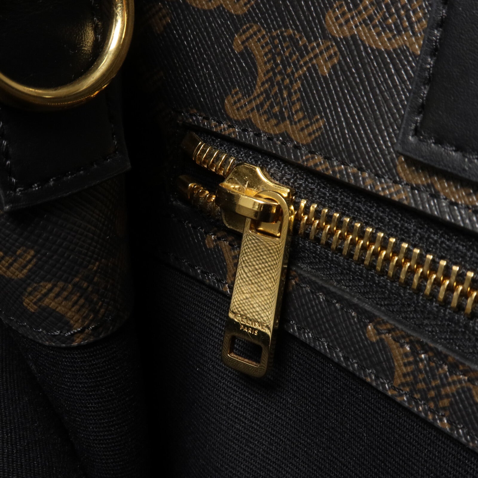 CELINE 塗層帆布Vertical Cabas Medium手挽肩背兩用袋