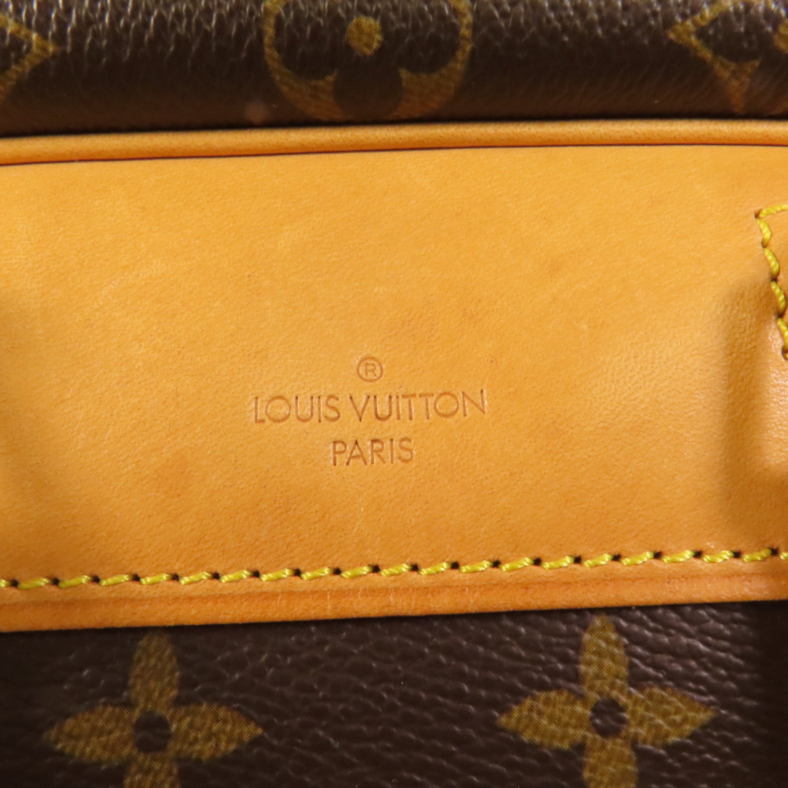 LOUIS VUITTON Monogram Deauville GM金扣手挽袋