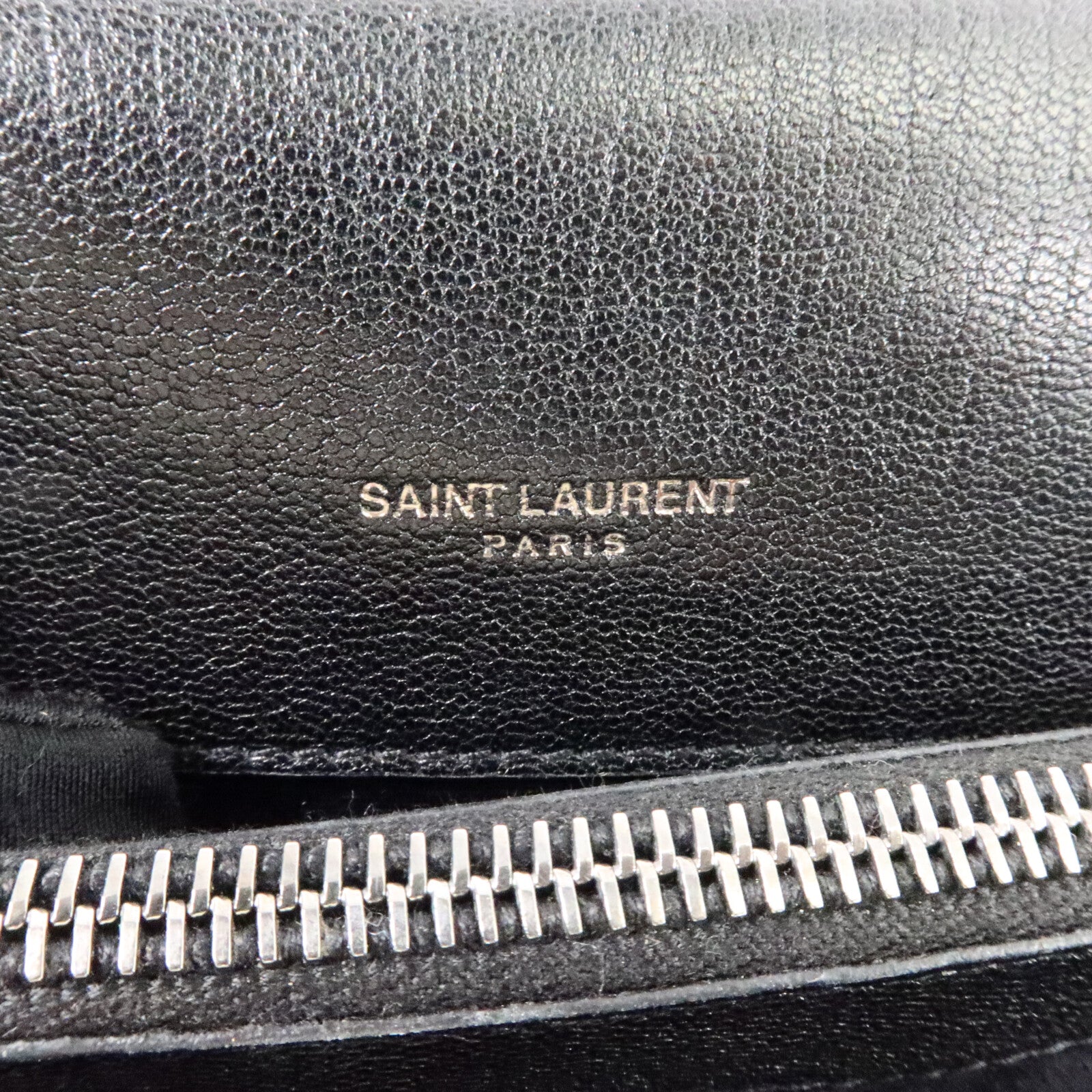 SAINT LAURENT 牛皮皮革College Large鏈帶手挽肩背兩用袋