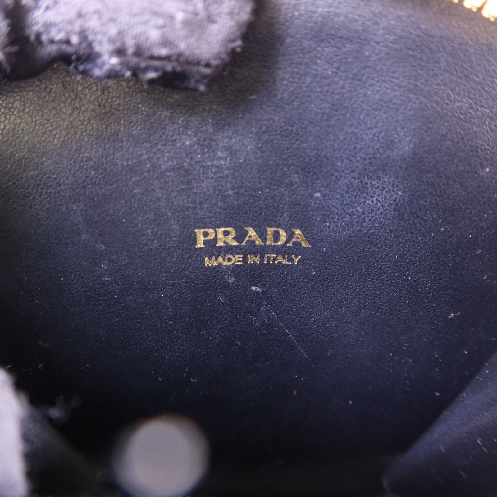 PRADA 牛皮皮革Saffiano Phone Case金扣手挽袋