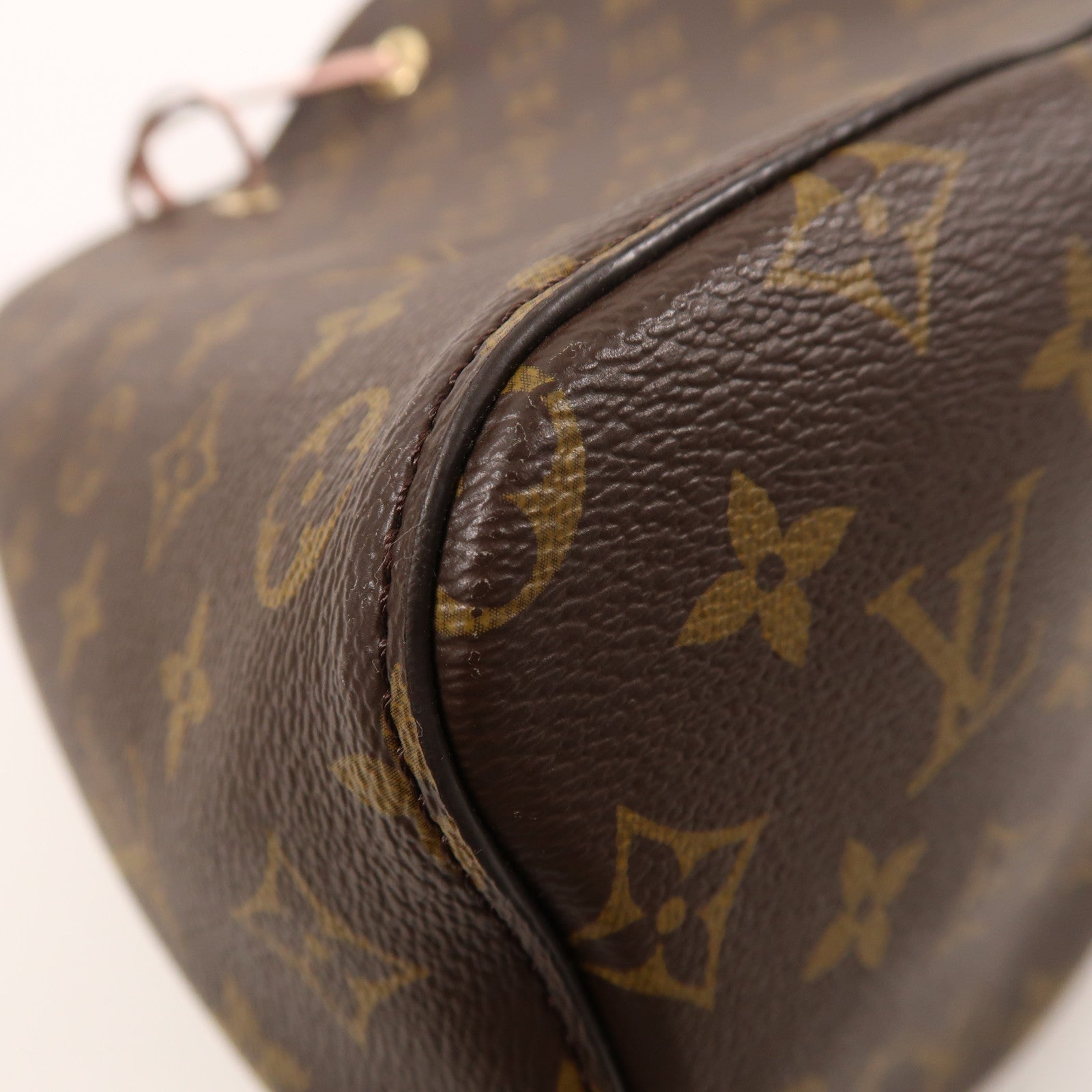 LOUIS VUITTON LV GHW Neo Noe 2way Shoulder Bag M44022 Monogram Brown Pink