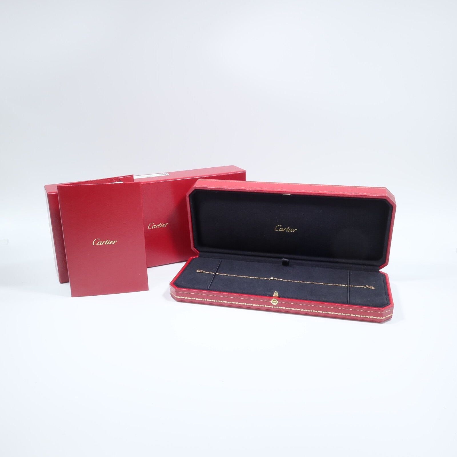 CARTIER 18K玫瑰金D Amour Diamond Bracelet Mini鑽石手鏈