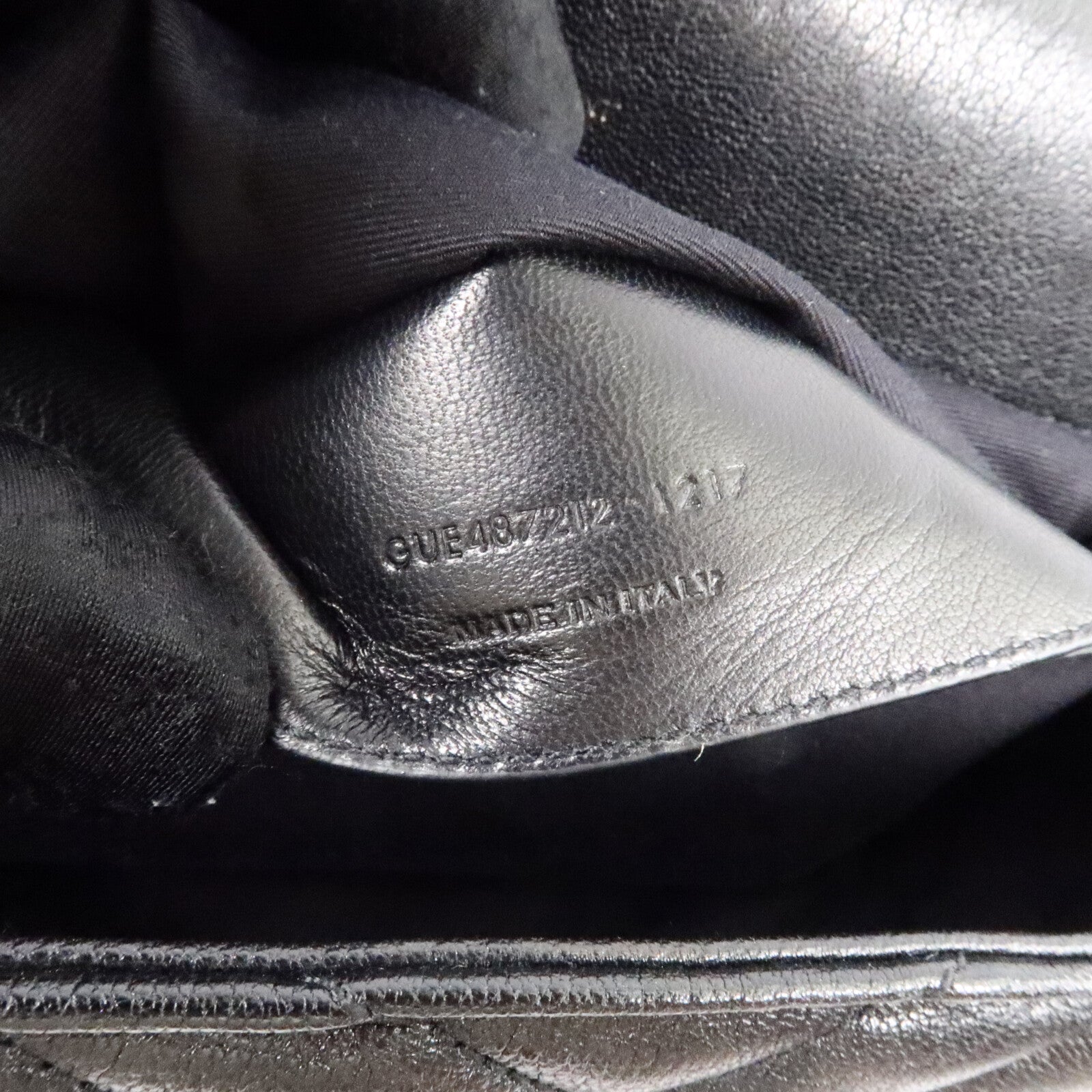 SAINT LAURENT 牛皮皮革College Large鏈帶手挽肩背兩用袋